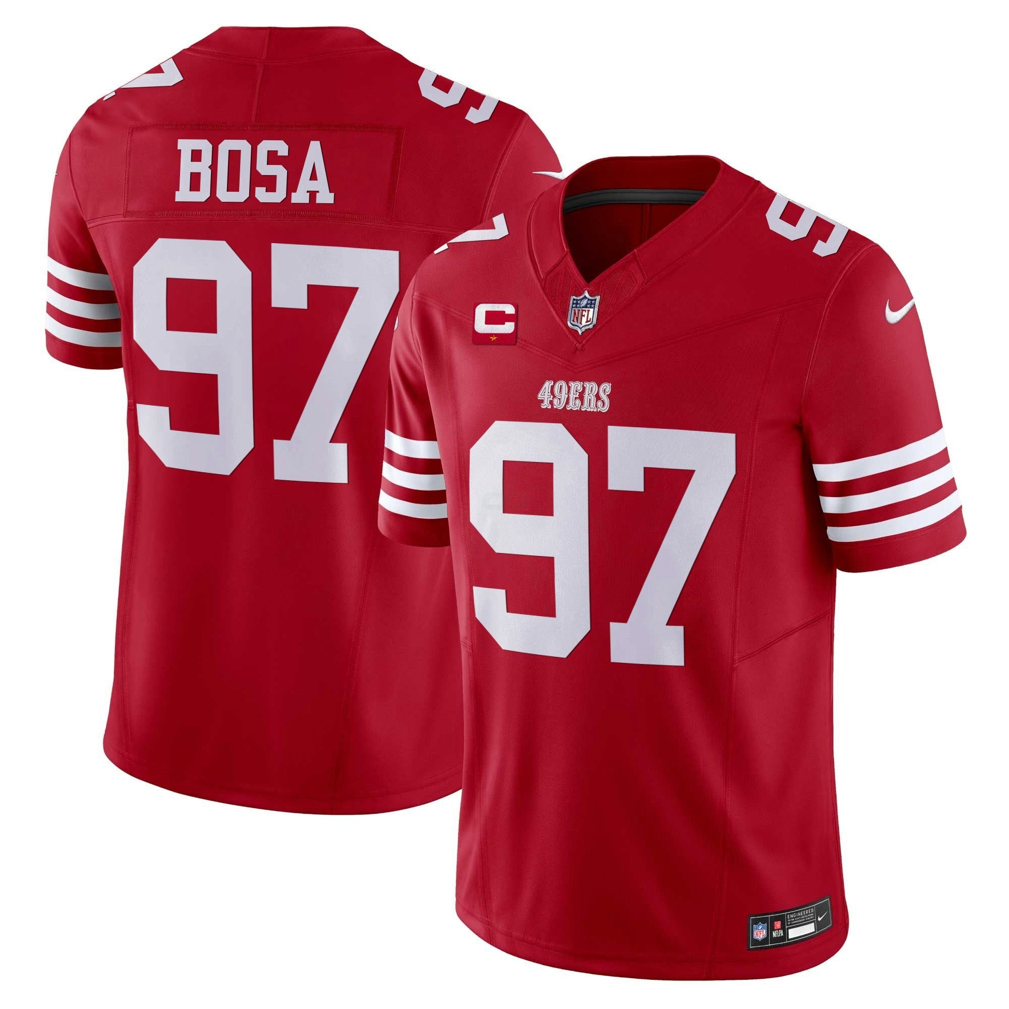Camisa NFL Nick Bosa San Francisco Vapor F.U.S.E Limited Jersey