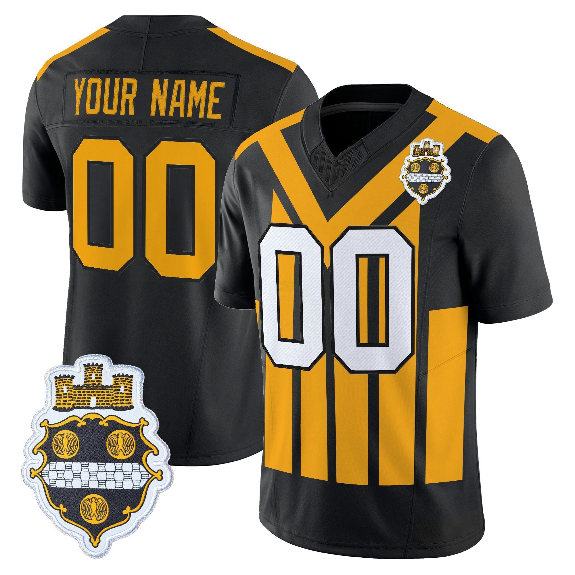 Camisa NFL Pittsburgh 1933 Patch Throwback Vapor Limited Jersey V2