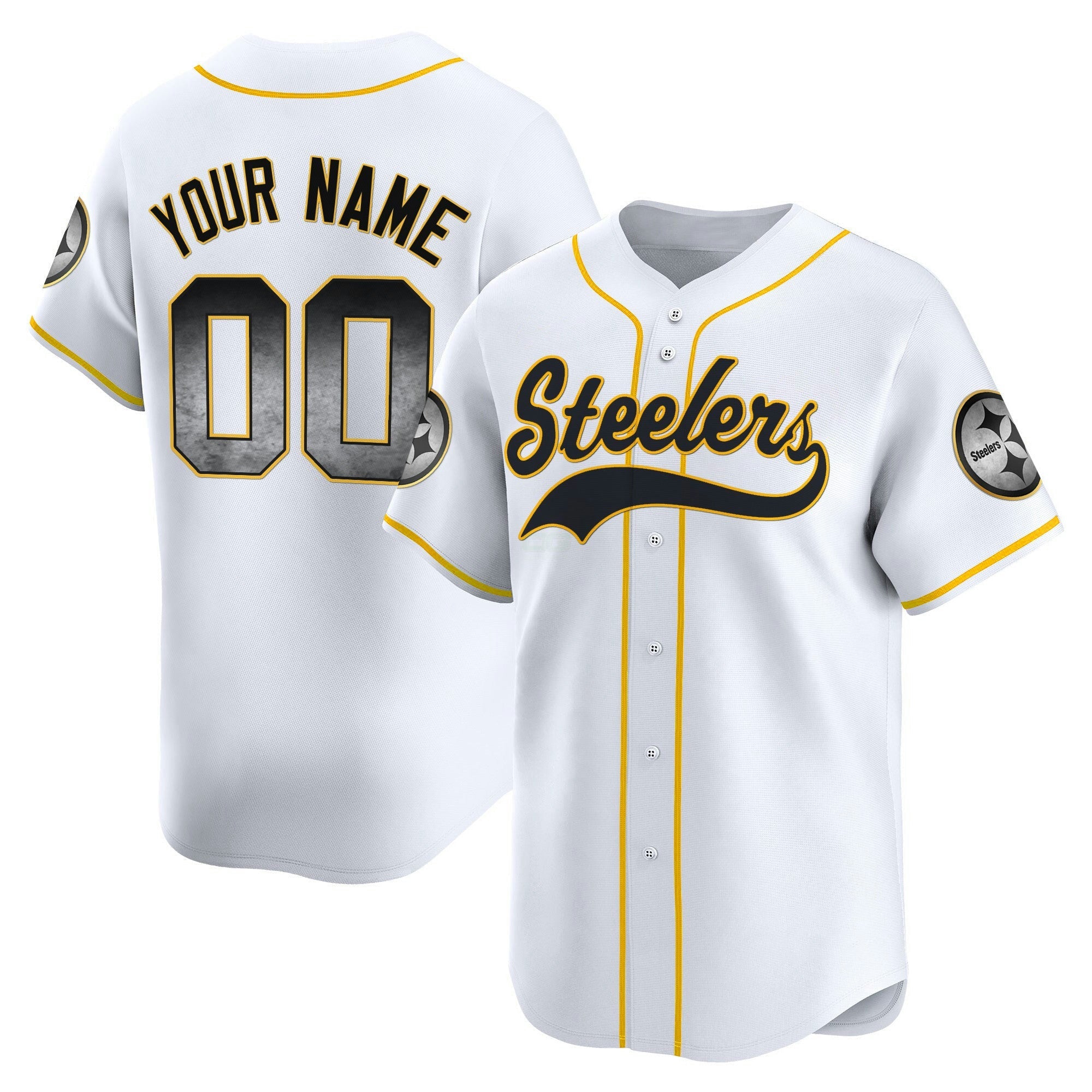 Camisa NFL Pittsburgh Arch Smoke Vapor Jersey
