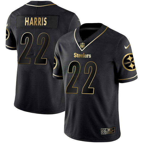 Camisa NFL Preta Dourada