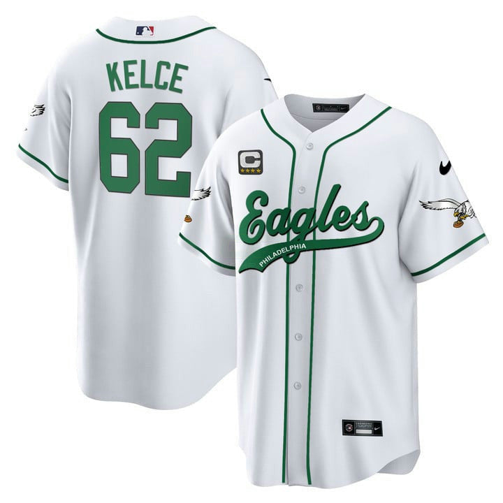 Camisa NFL Reddick Kelly Black & Kelce White Jersey