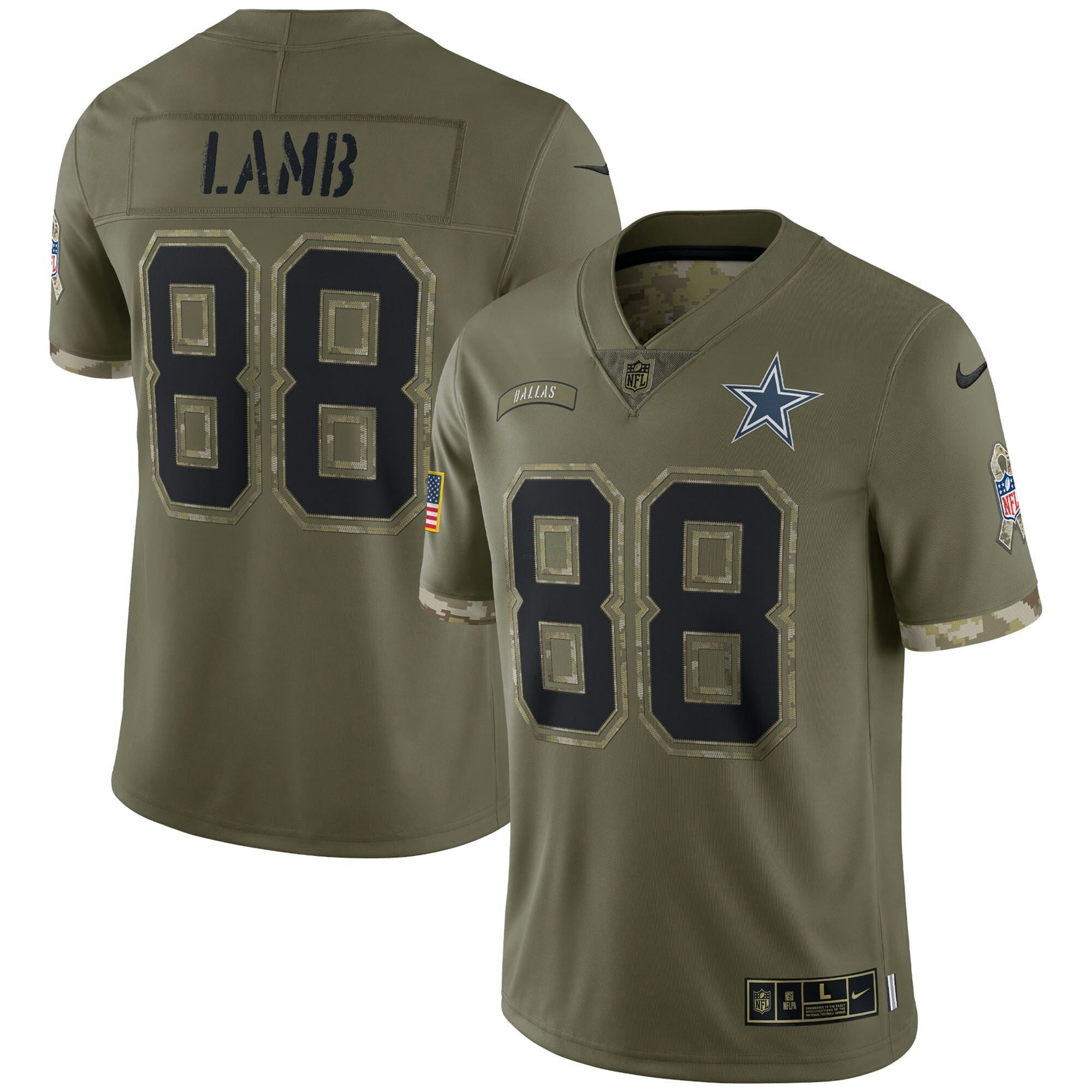 Camisa NFL Salute To Service 2022 Limited – Olive