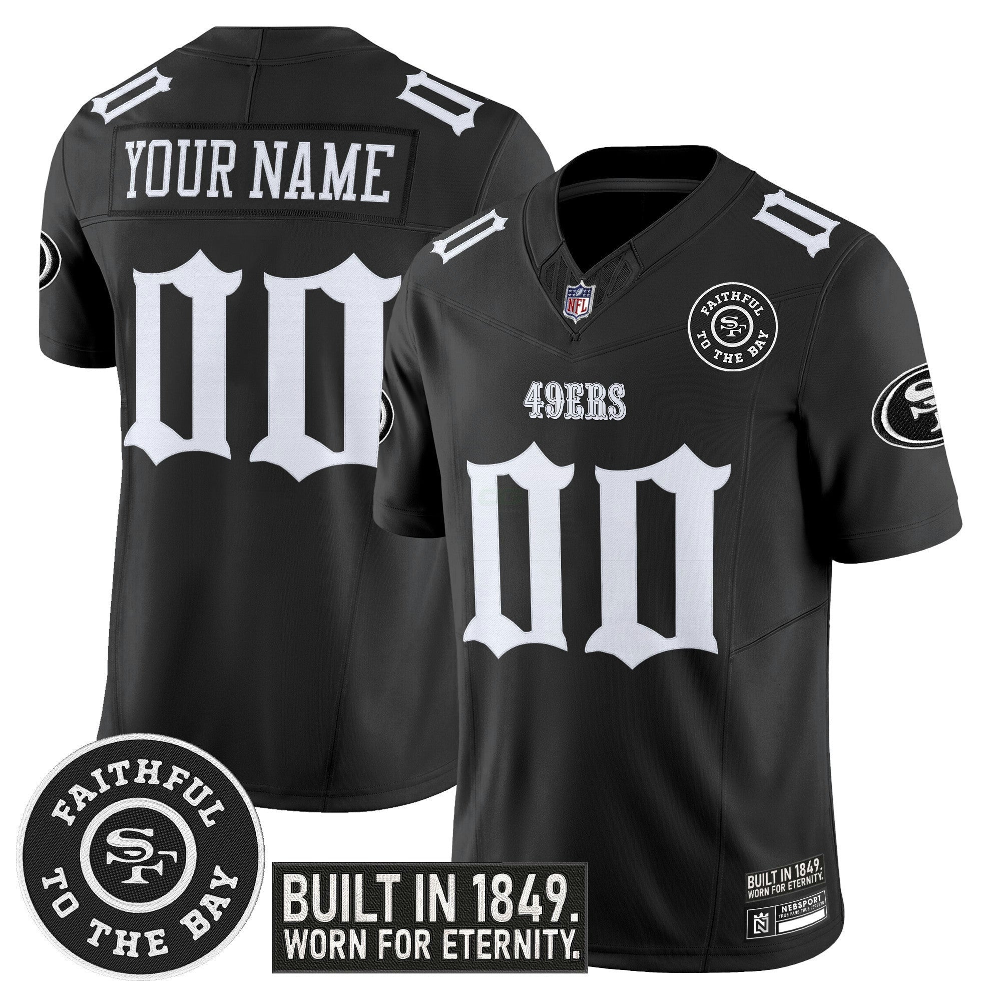 Camisa NFL San Francisco ‘Fog City Gothic Edition’ Vapor Limited Jersey