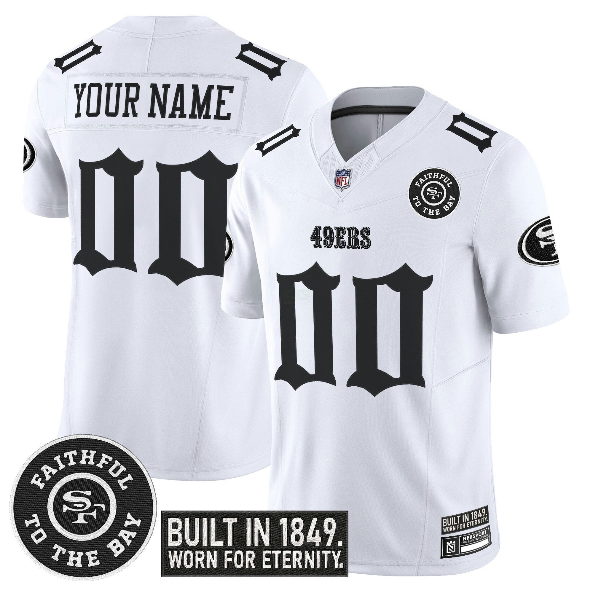 Camisa NFL San Francisco ‘Fog City Gothic Edition’ Vapor Limited Jersey
