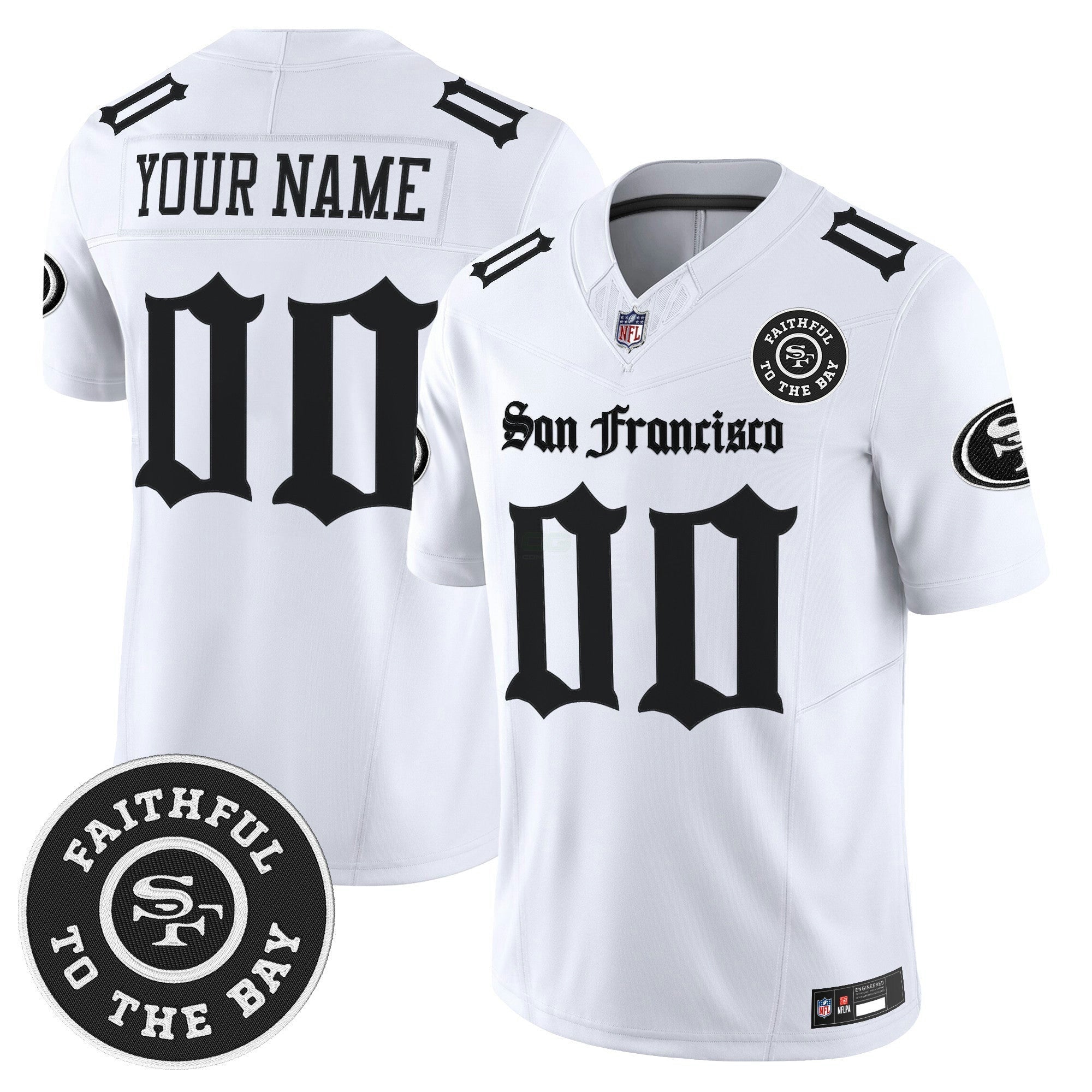 Camisa NFL San Francisco ‘Gothic Edition’ Vapor Limited Jersey