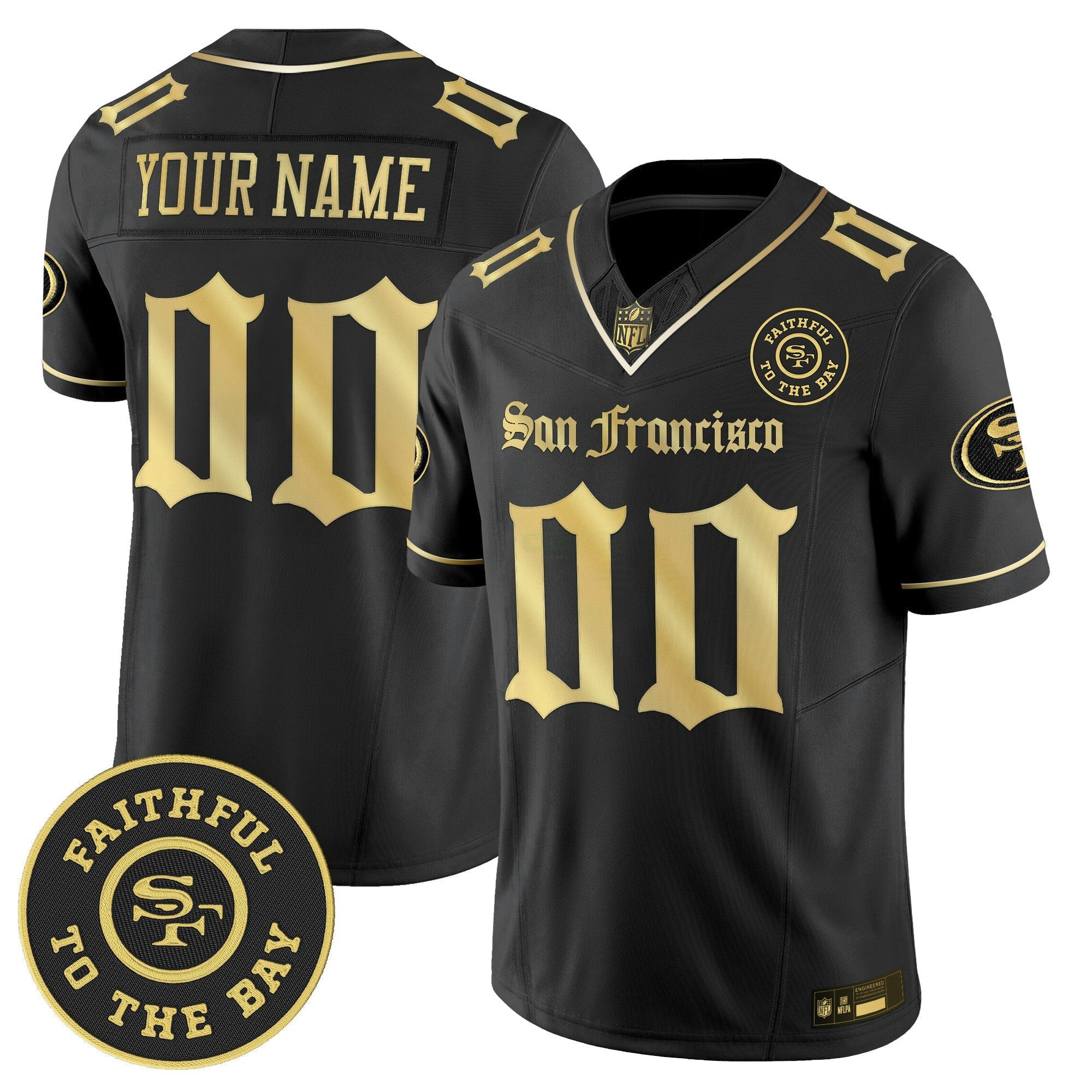 Camisa NFL San Francisco ‘Gothic Edition’ Vapor Limited Jersey