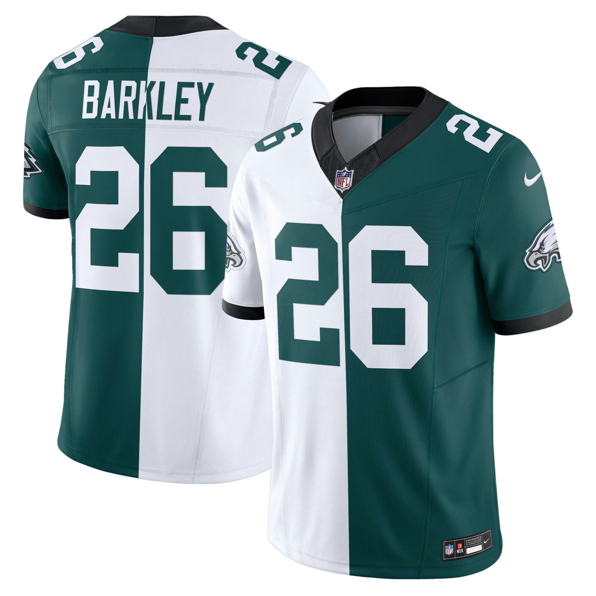 Camisa NFL Saquon Barkley Split Vapor Limited Jersey V2 - Kelly Verde