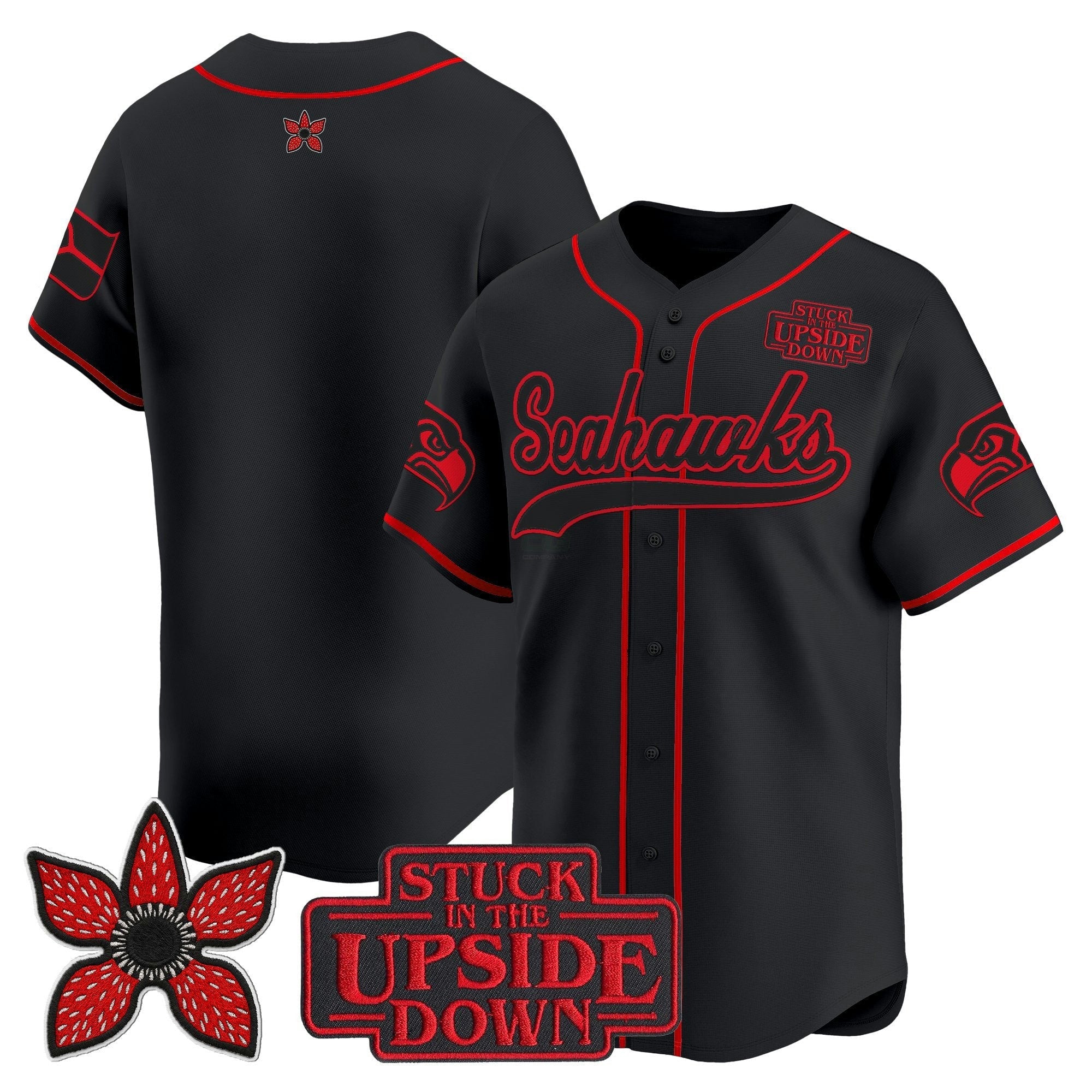 Camisa NFL Seattle ‘Stranger Things Edition’ Vapor Jersey