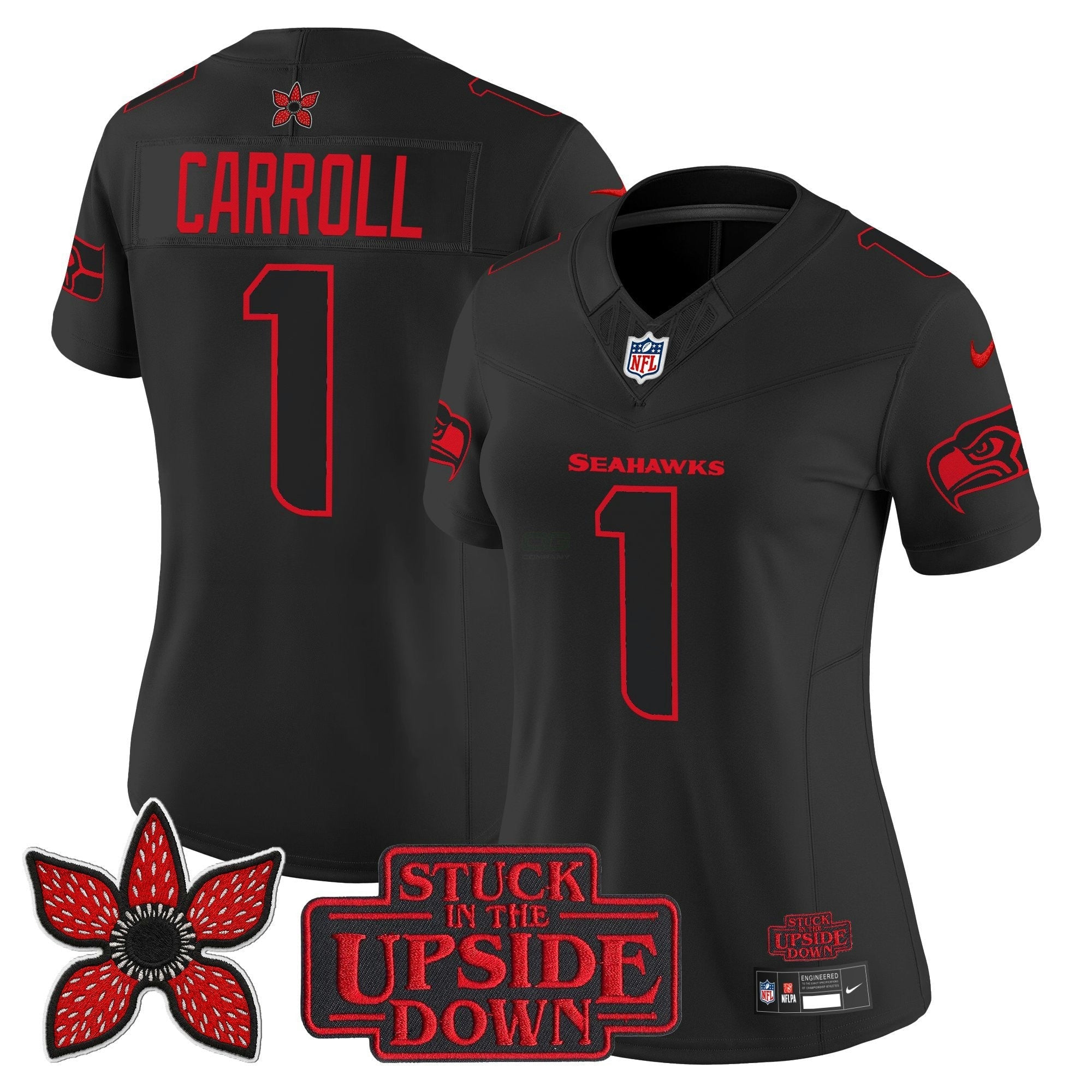 Camisa NFL Seattle ‘Stranger Things Edition’ Vapor Limited Jersey