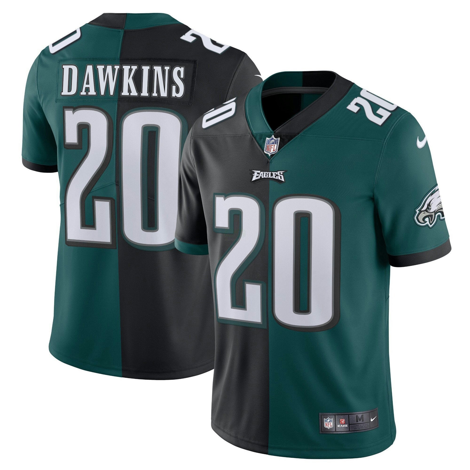 Camisa NFL Split Preta Verde Vapor Limited
