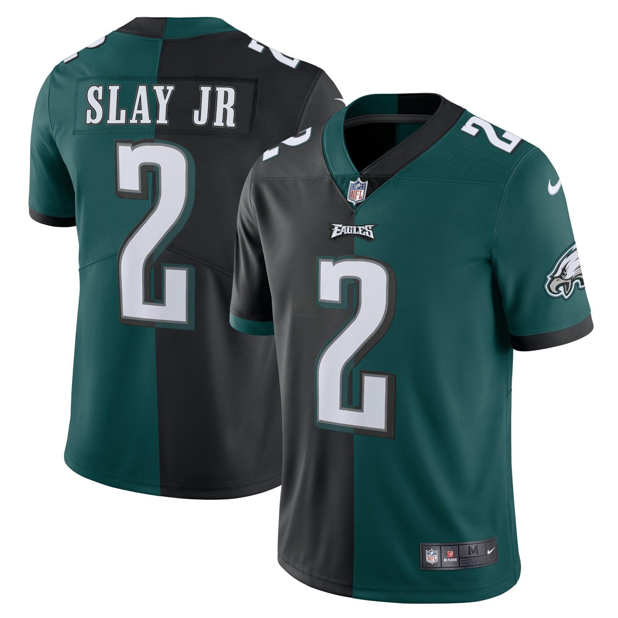 Camisa NFL Split Preta Verde Vapor Limited