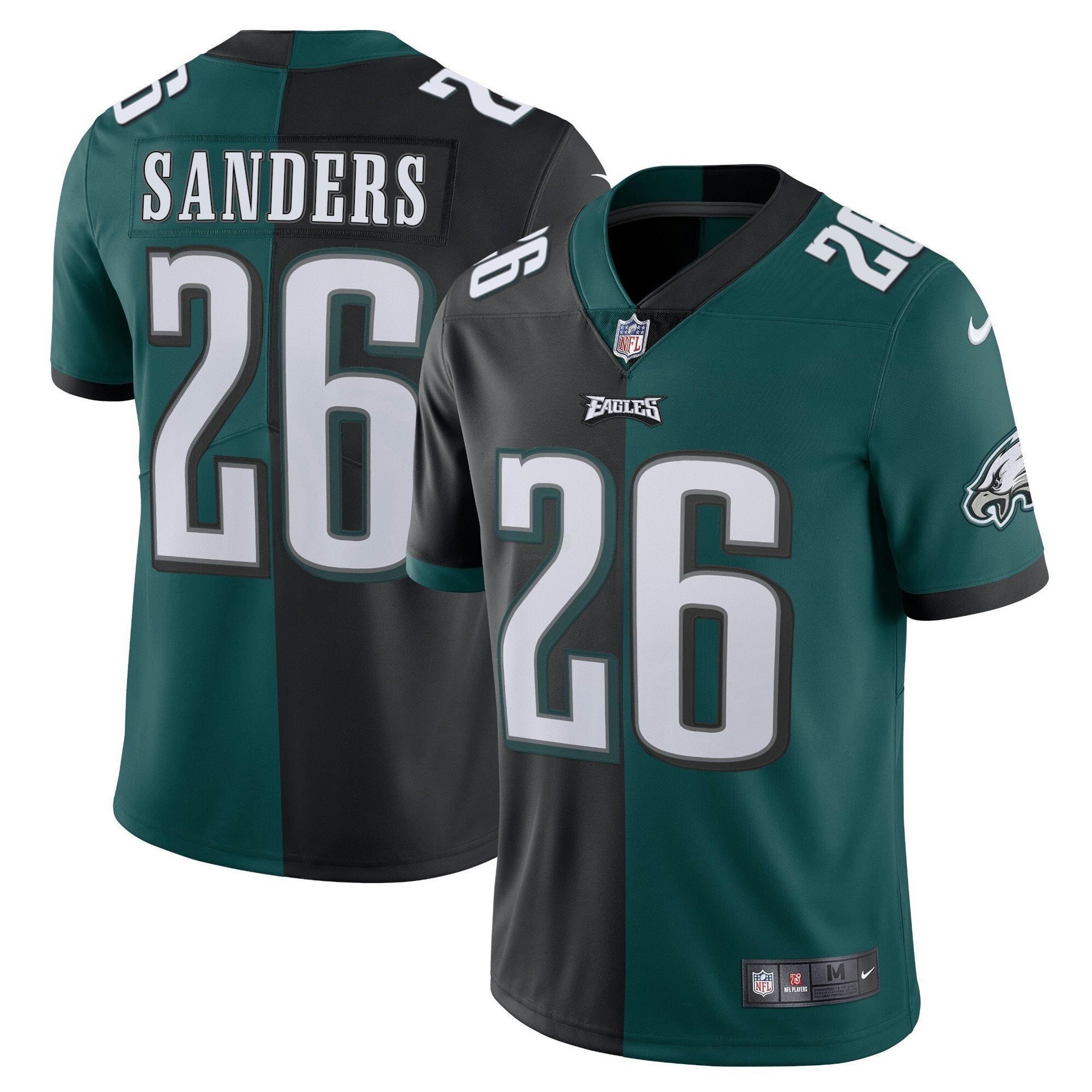 Camisa NFL Split Preta Verde Vapor Limited