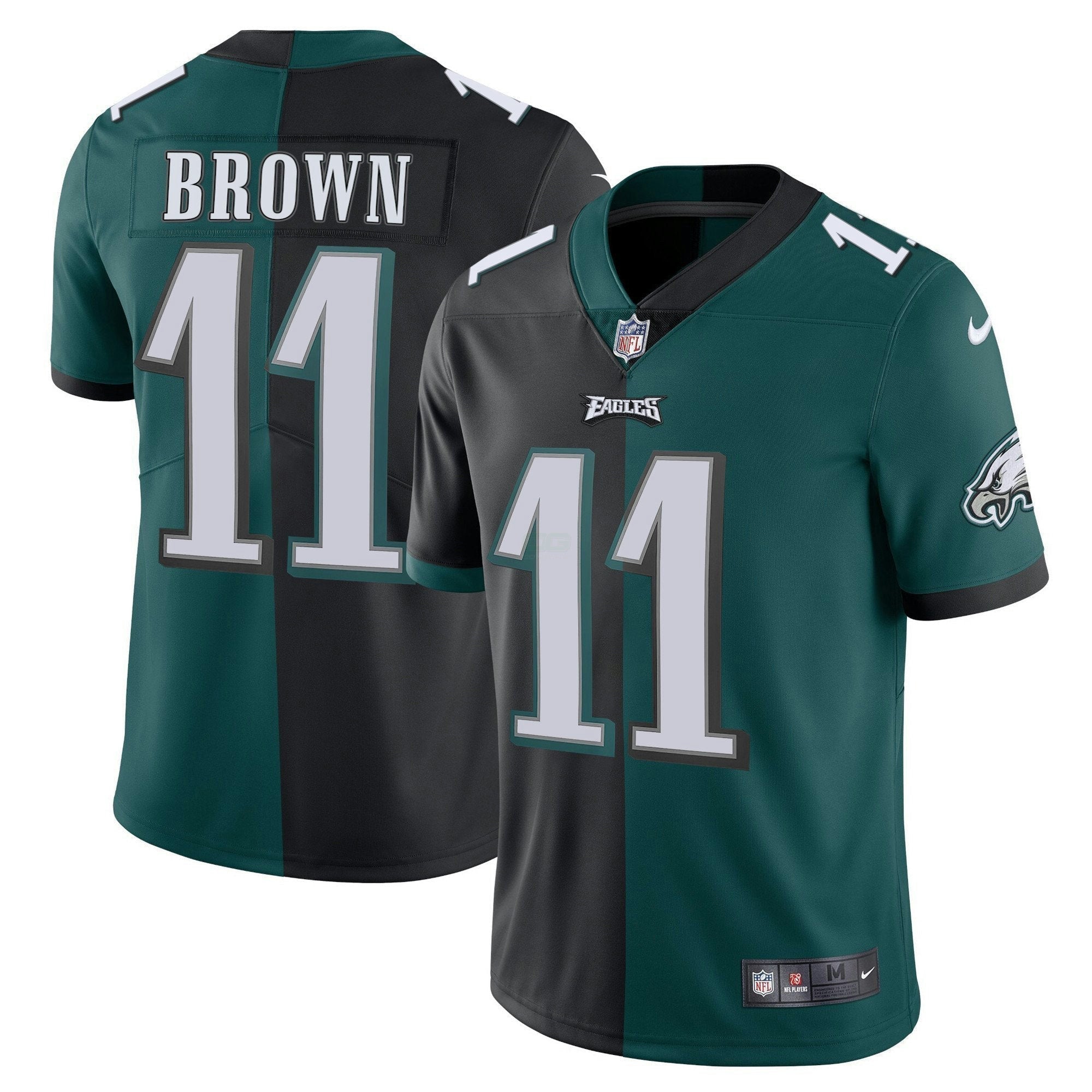 Camisa NFL Split Preta Verde Vapor Limited