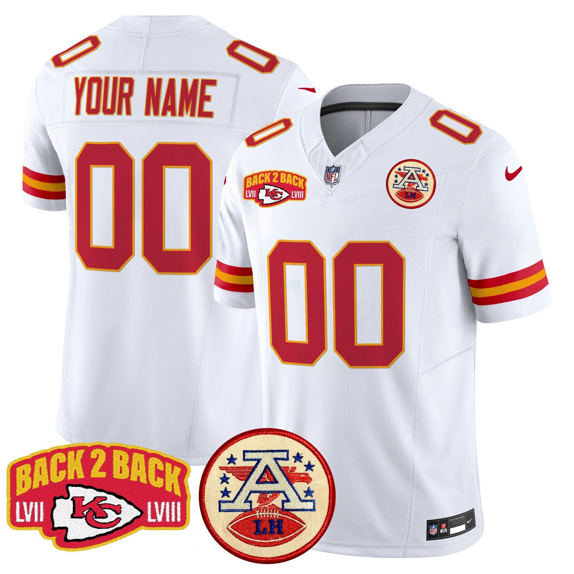 Camisa NFL Super Back 2 Back Patch Vapor Limited Jersey