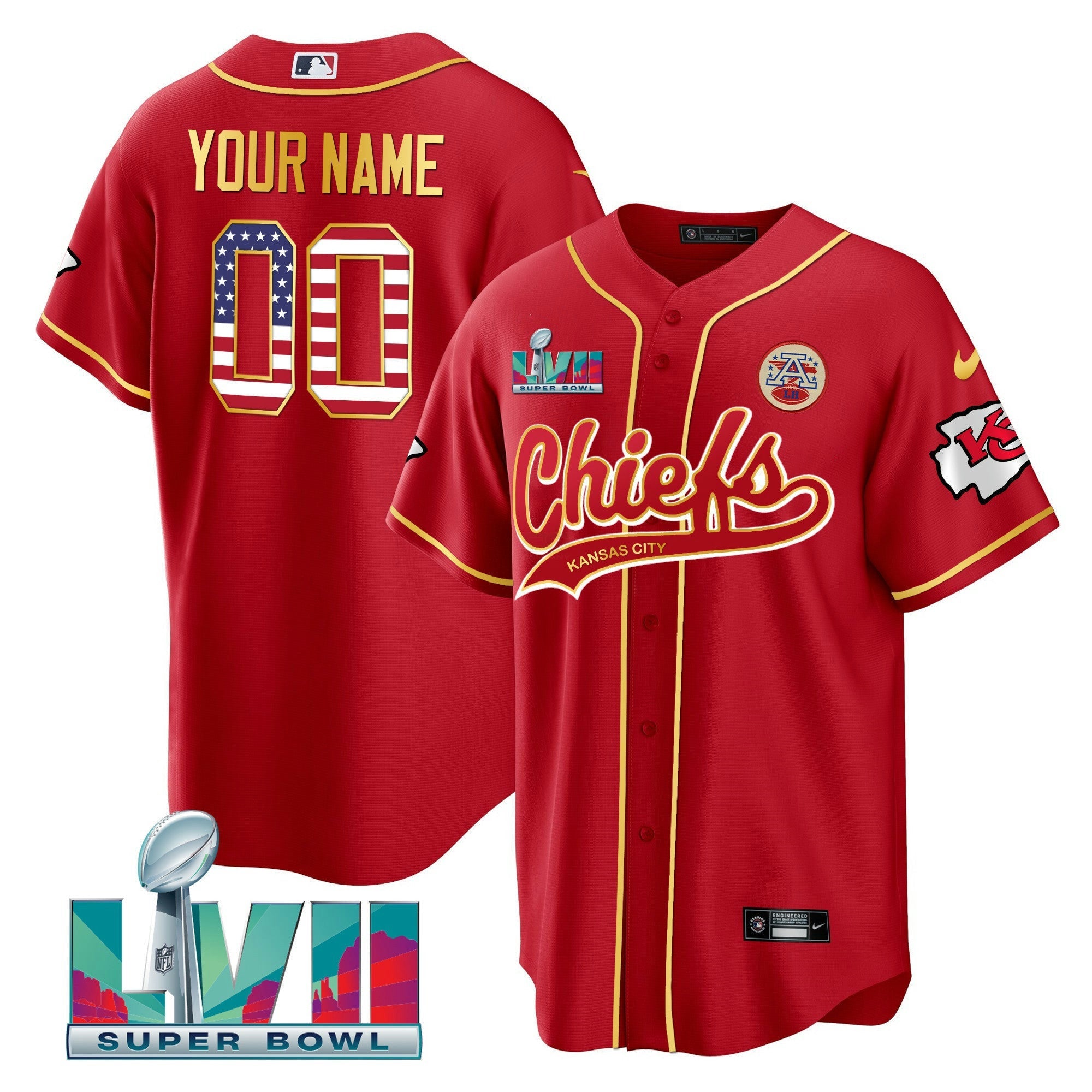 Camisa NFL Super Bowl LVII Flag Jersey