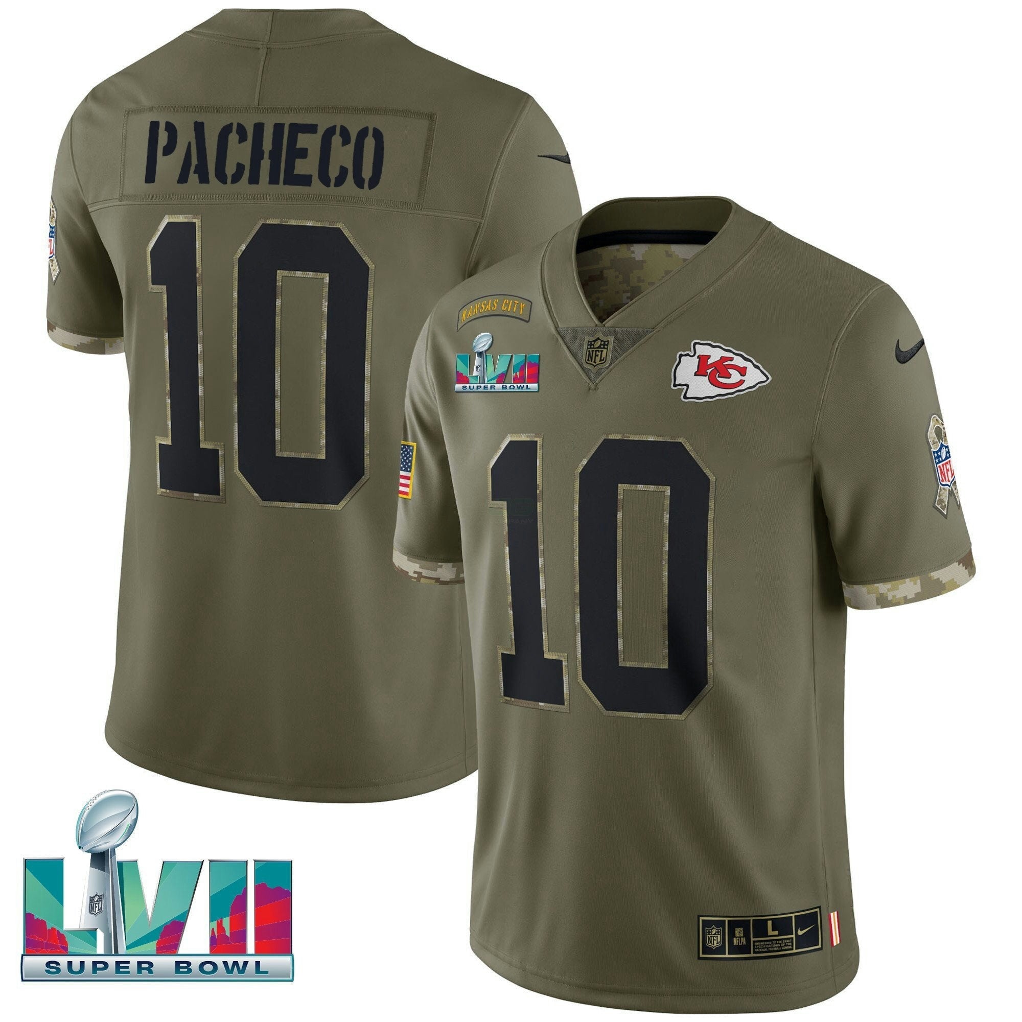 Camisa NFL Super Bowl LVII Salute To Service Player Jersey