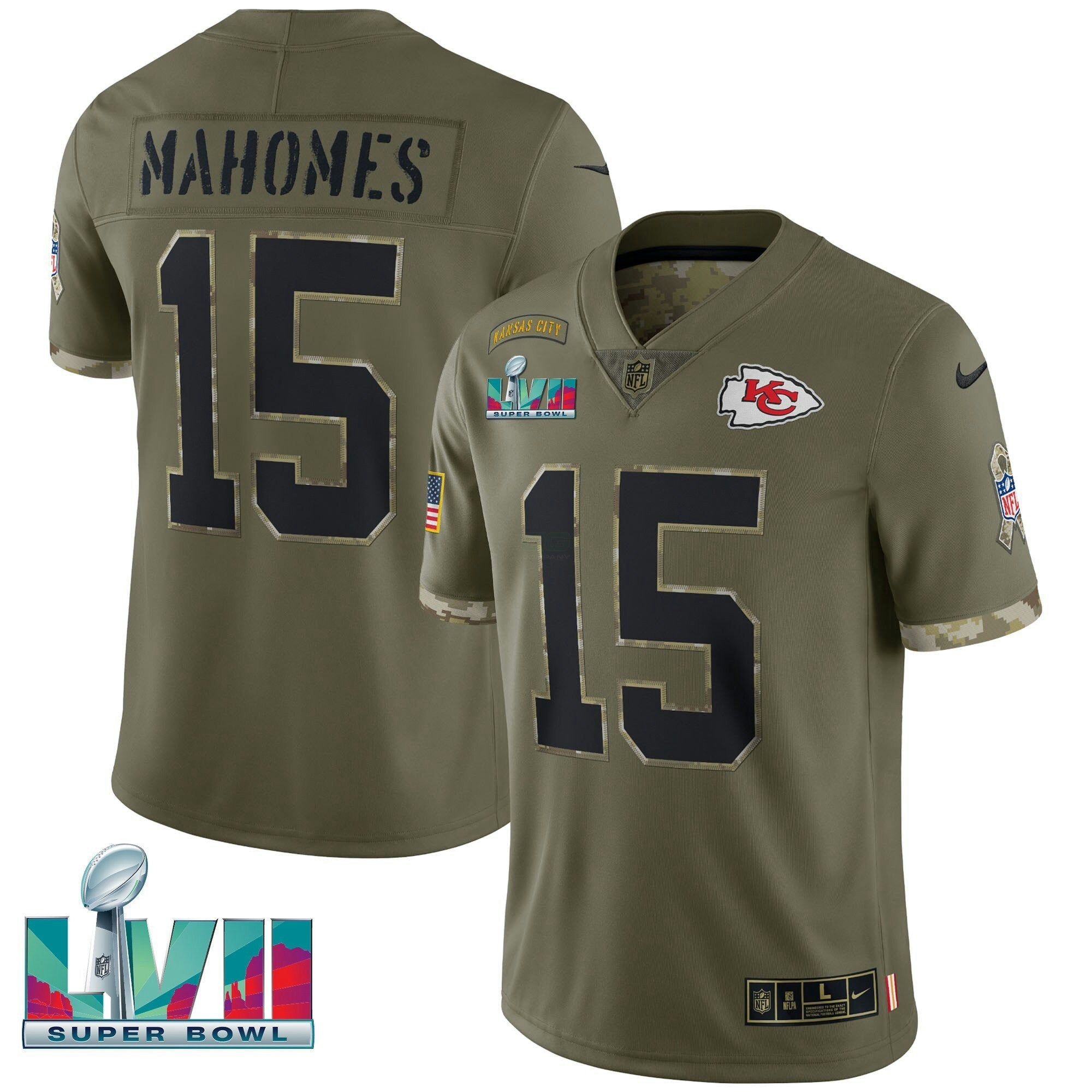 Camisa NFL Super Bowl LVII Salute To Service Player Jersey