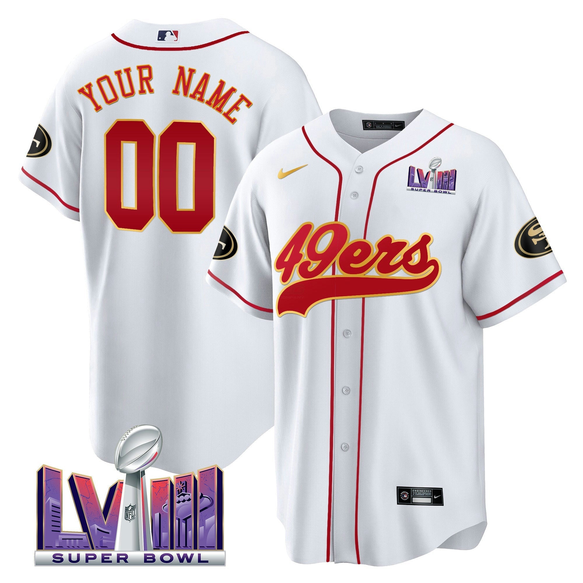 Camisa NFL Super Bowl LVIII Patch Jersey