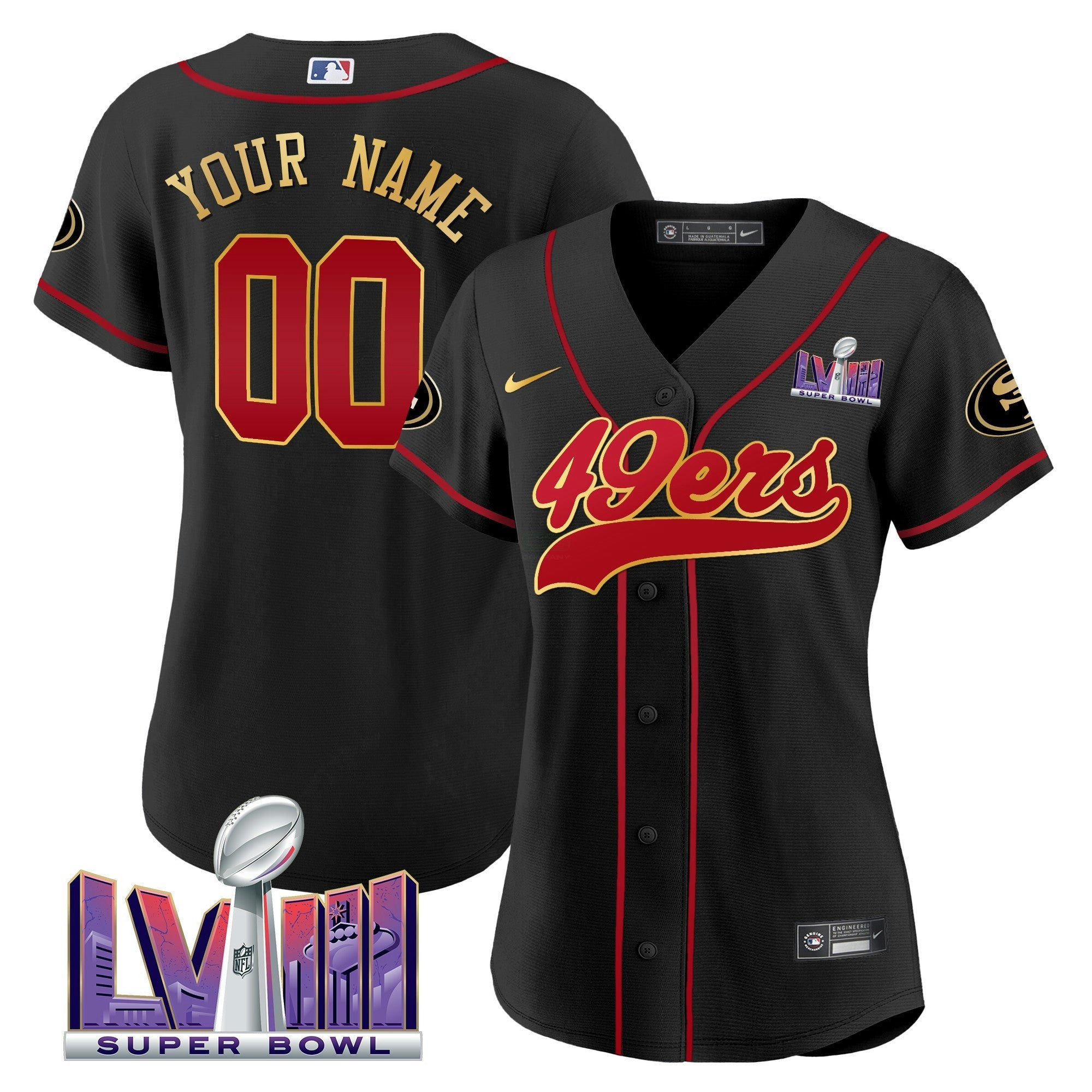 Camisa NFL Super Bowl LVIII Patch Jersey
