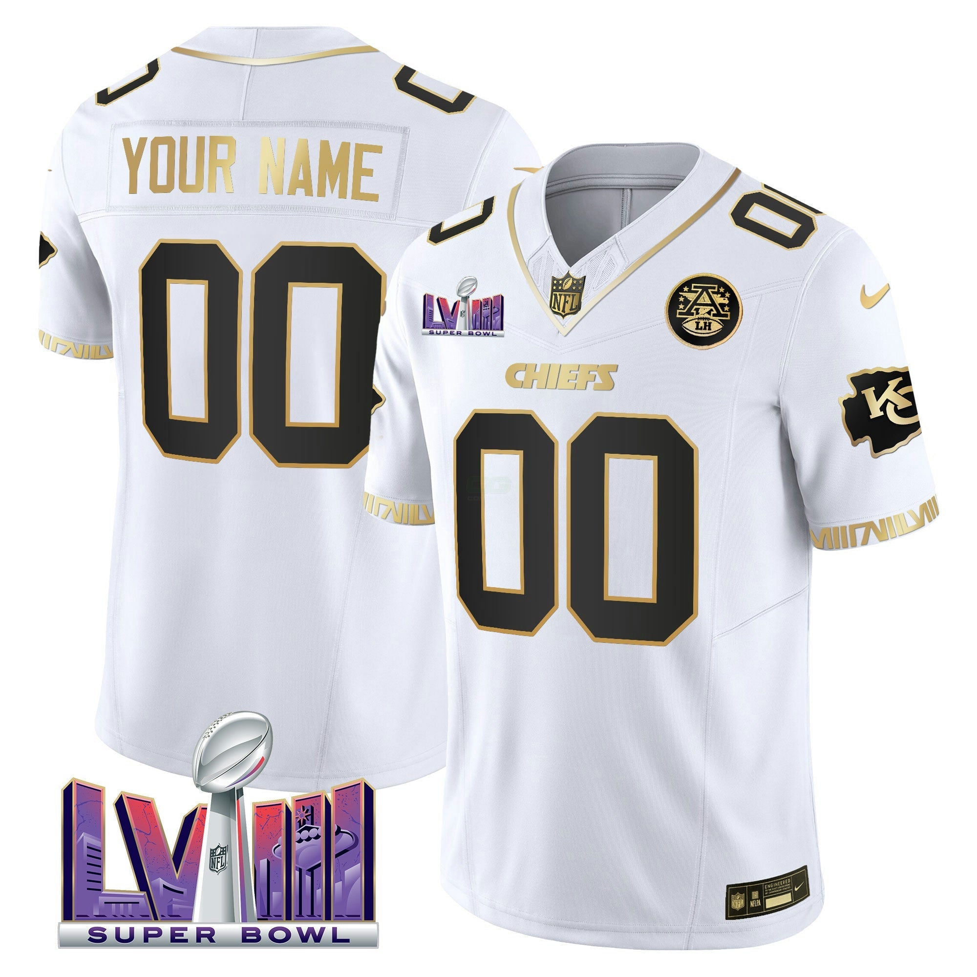 Camisa NFL Super Bowl LVIII Pattern Vapor Jersey