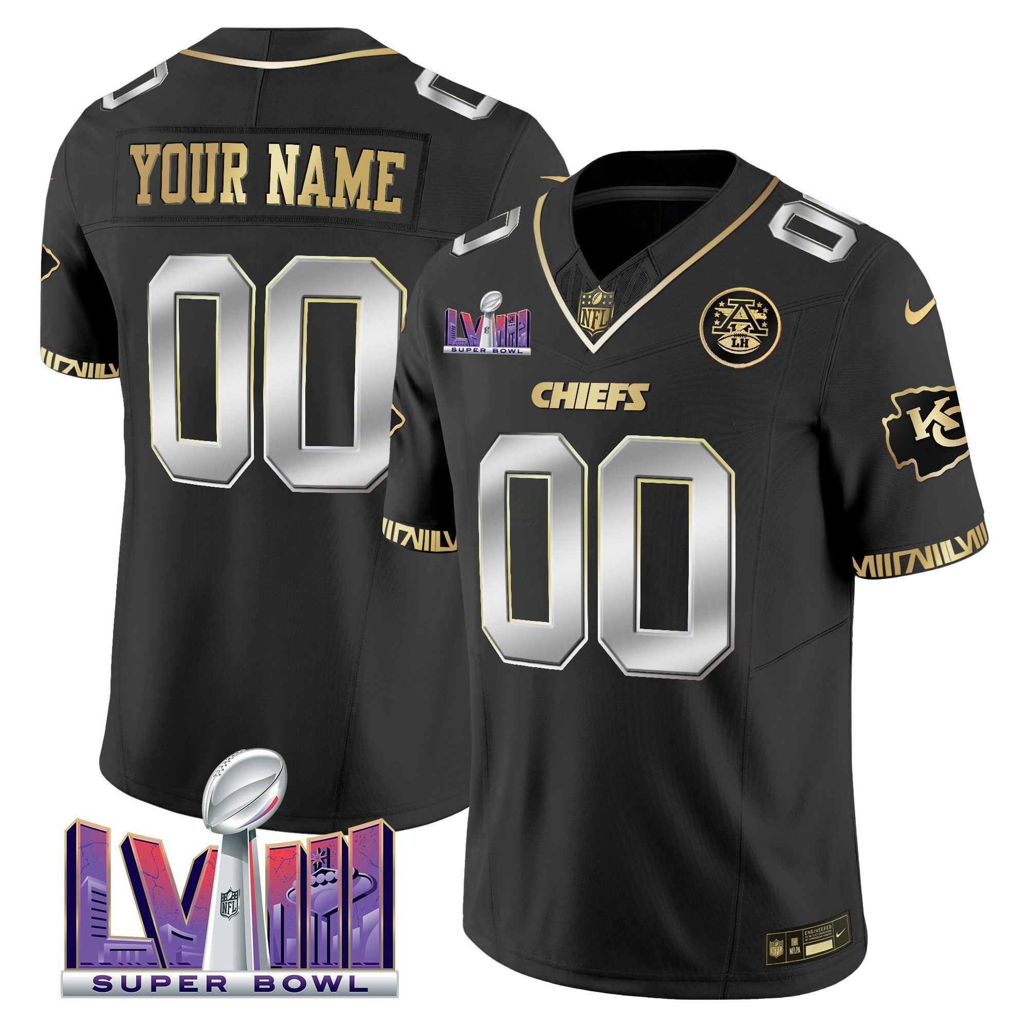 Camisa NFL Super Bowl LVIII Pattern Vapor Jersey