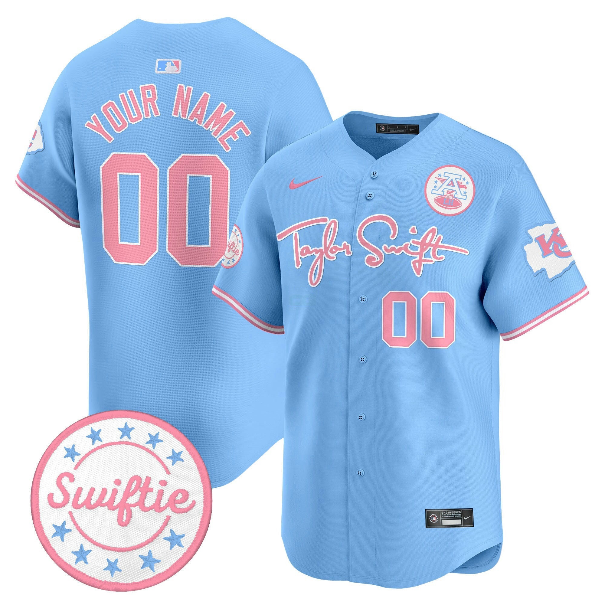 Camisa NFL Taylor Swift Bubblegum Pink Vapor Premier Limited Jersey