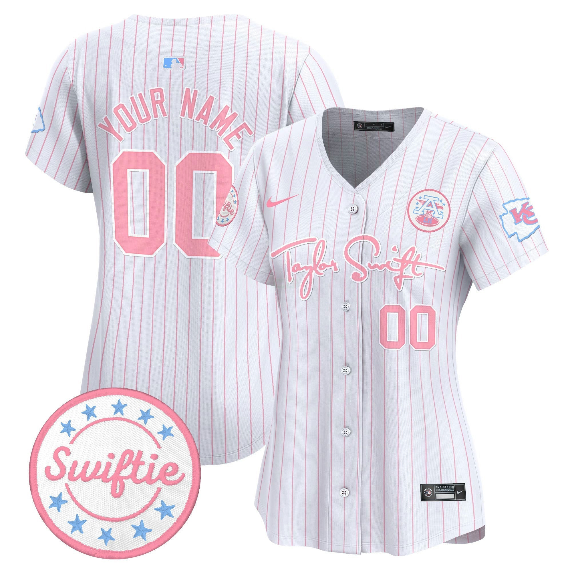 Camisa NFL Taylor Swift Bubblegum Pink Vapor Premier Limited Jersey