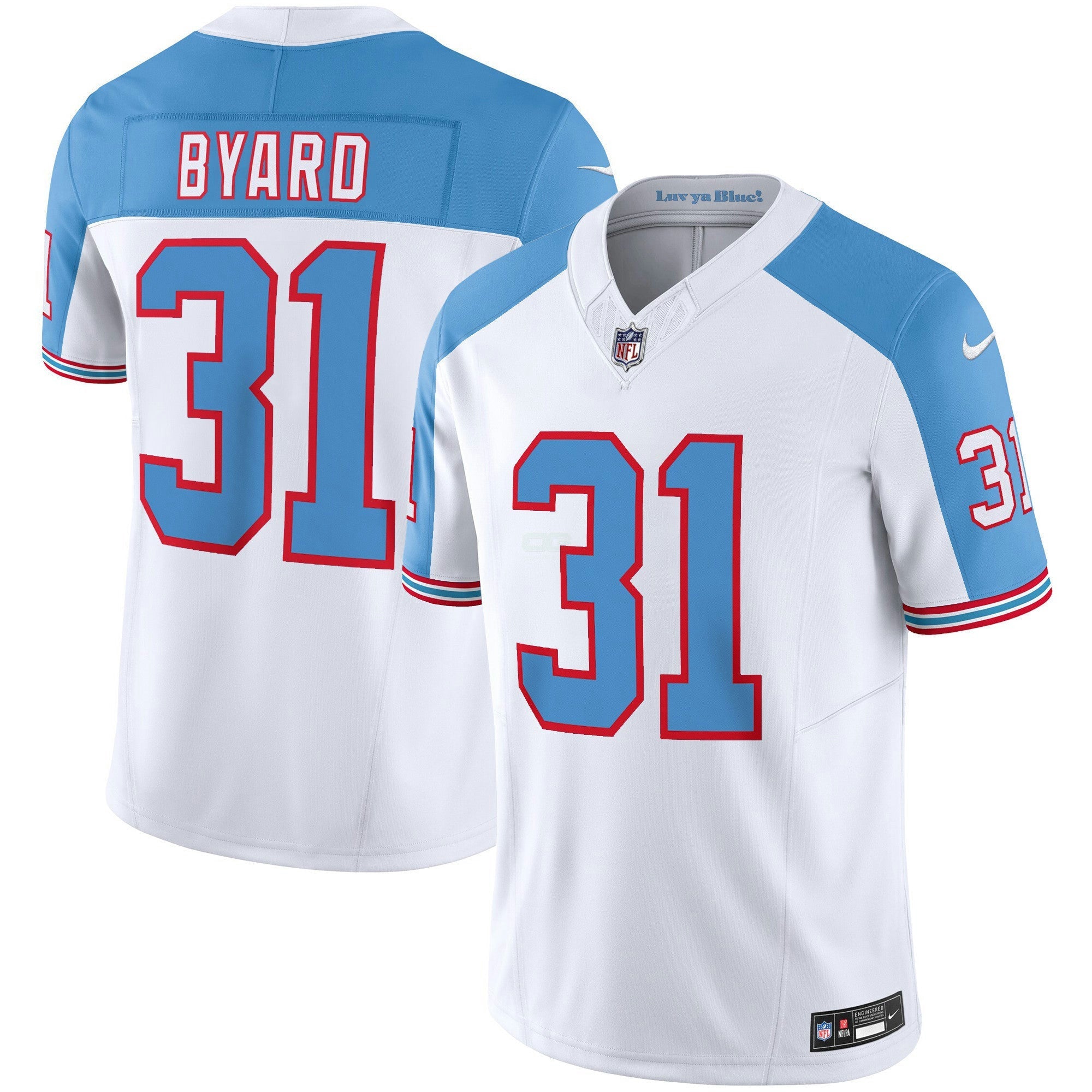 Camisa NFL Throwback Branca Alternativa Limited Vapor Jersey