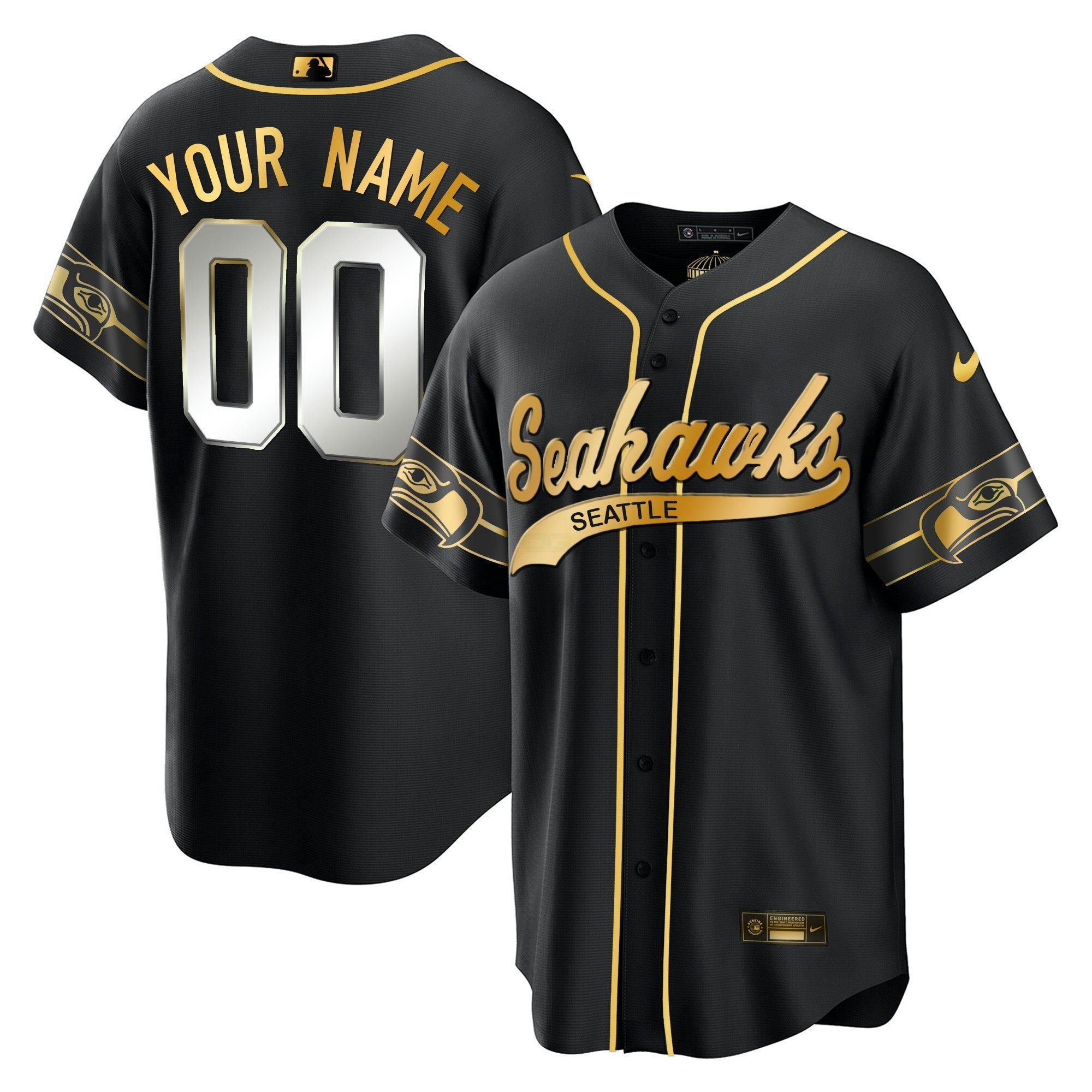 Camisa NFL Throwback & Dourada Cool Base Jersey