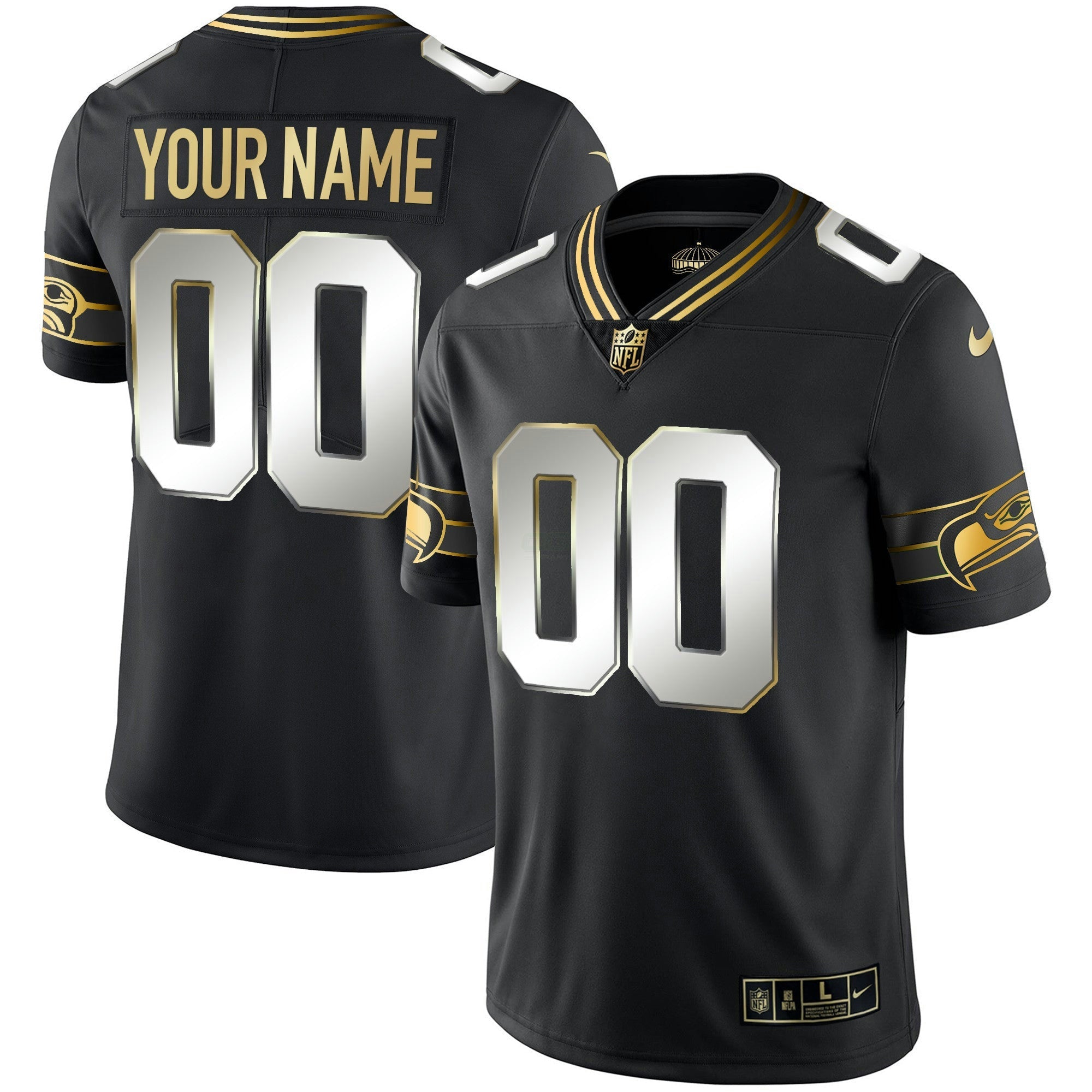 Camisa NFL Throwback & Dourada Jersey V2