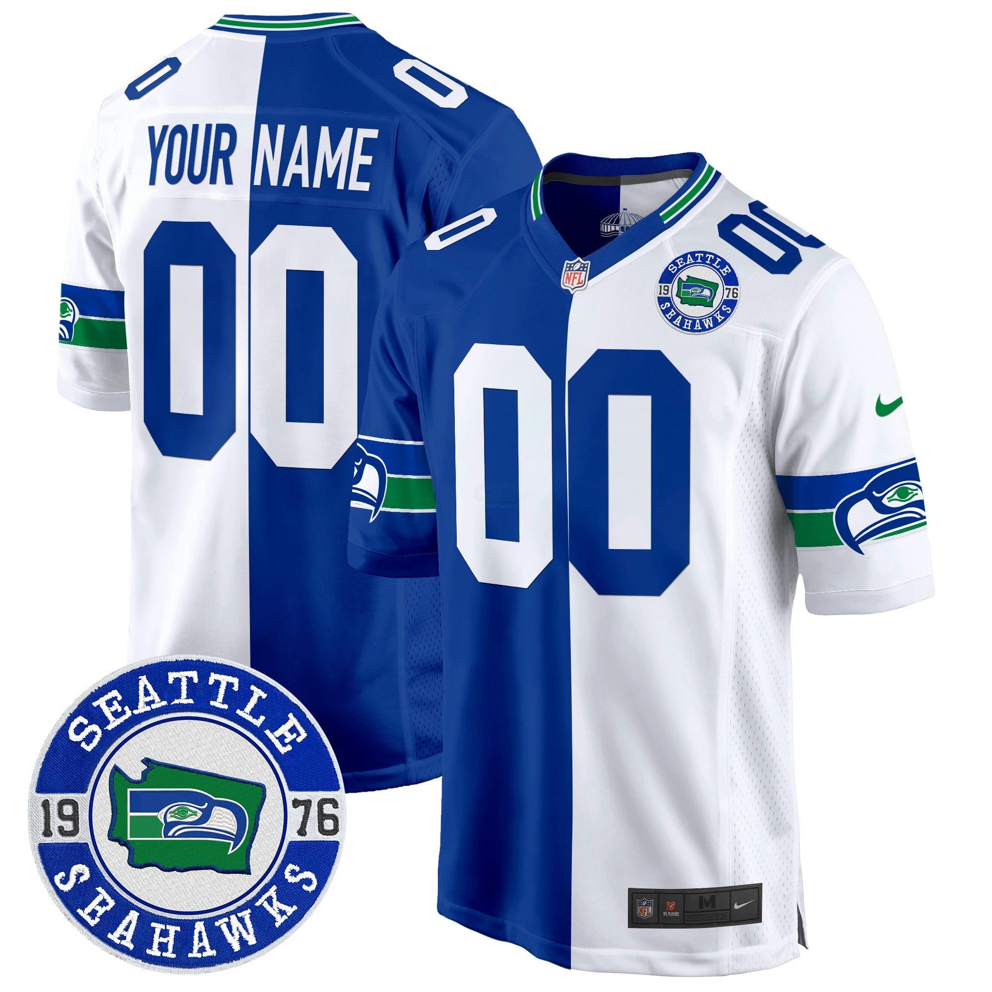 Camisa NFL Throwback Est. 1976 Patch Game Jersey