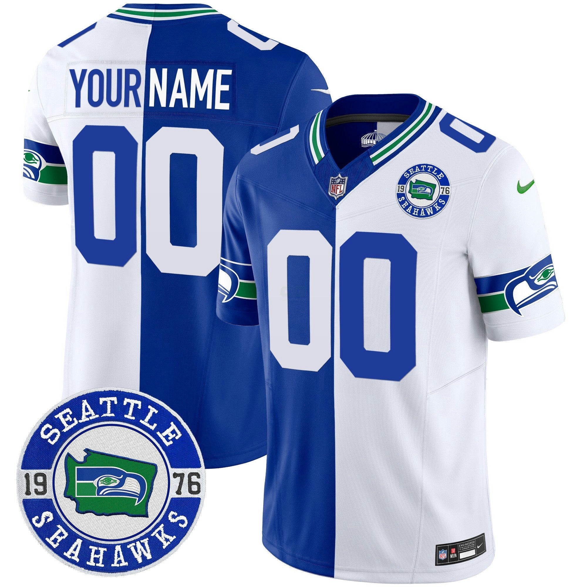 Camisa NFL Throwback Est. 1976 Patch Vapor Limited Jersey