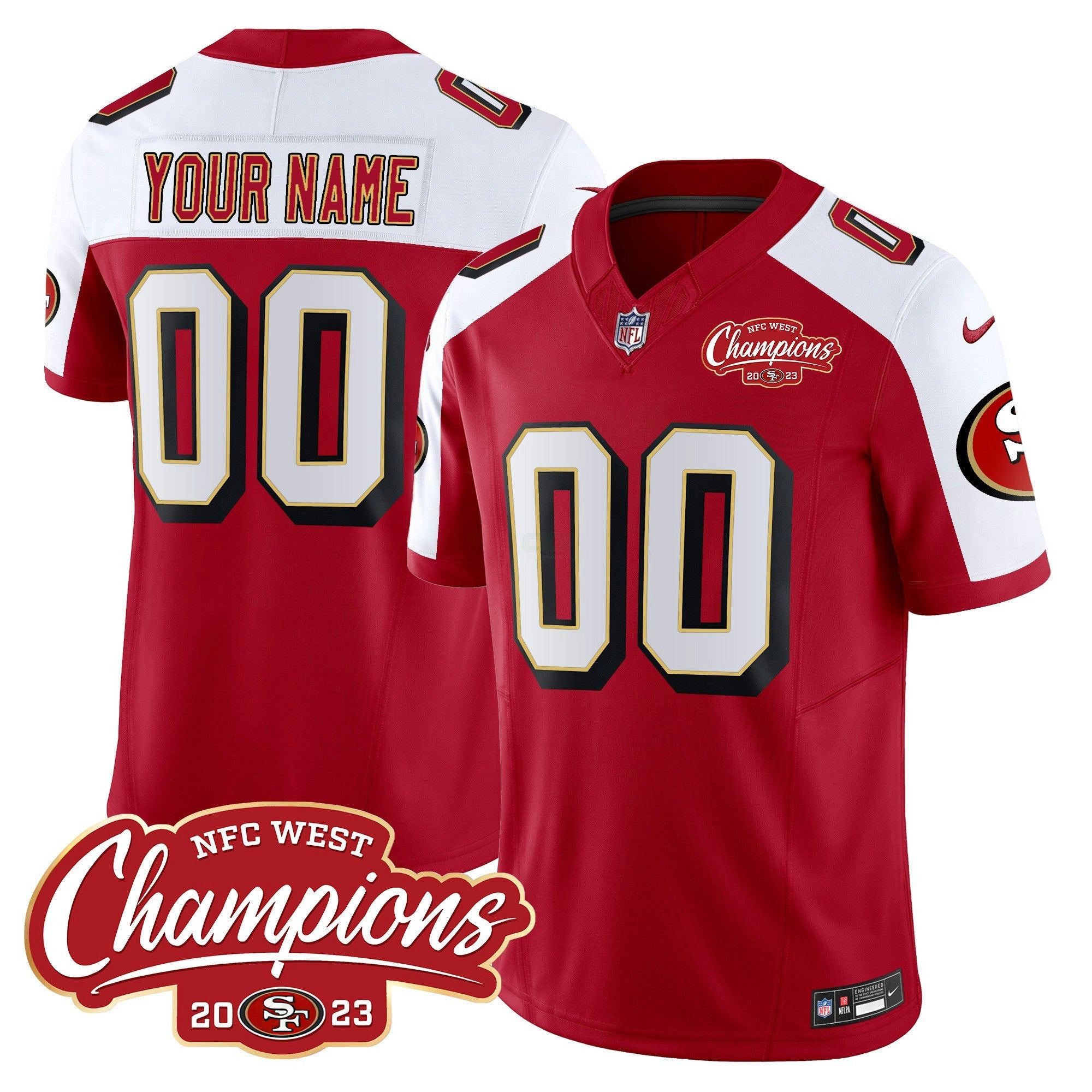 Camisa NFL Throwback NFC West Champions Patch Vapor Jersey