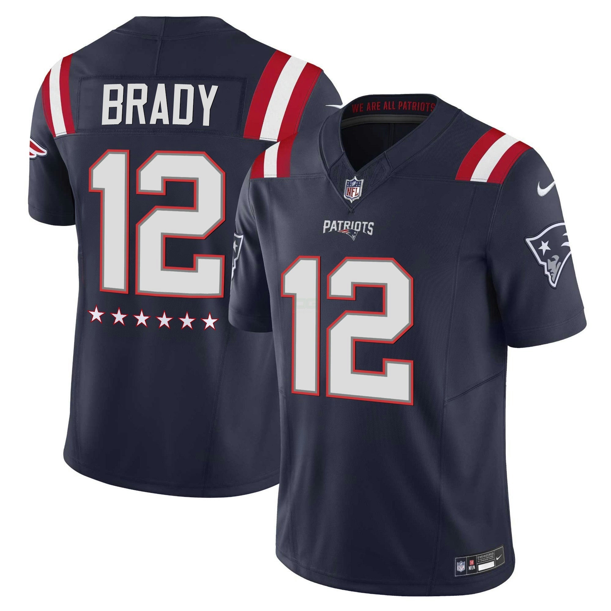 Camisa NFL Tom Brady 6x-Time Super Bowl Vapor Limited Jersey