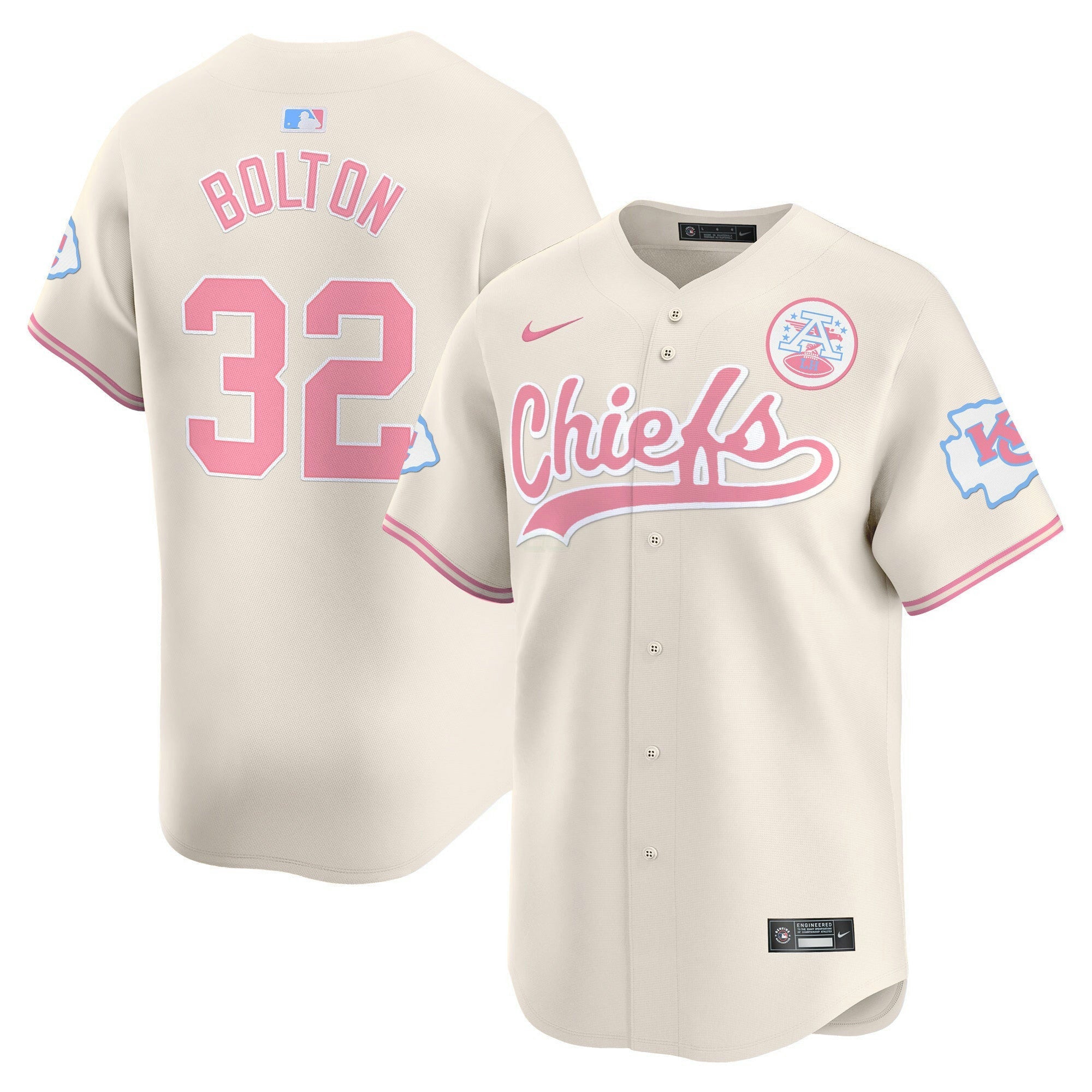 Camisa NFL Unisex Bubblegum Pink Vapor Premier Limited Jersey