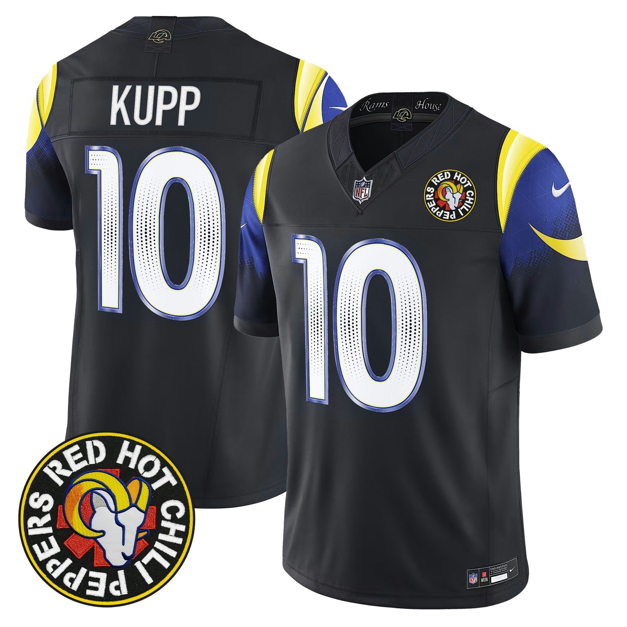 Camisa NFL Vermelha Hot Chili Peppers x Los Angeles Vapor Limited Jersey