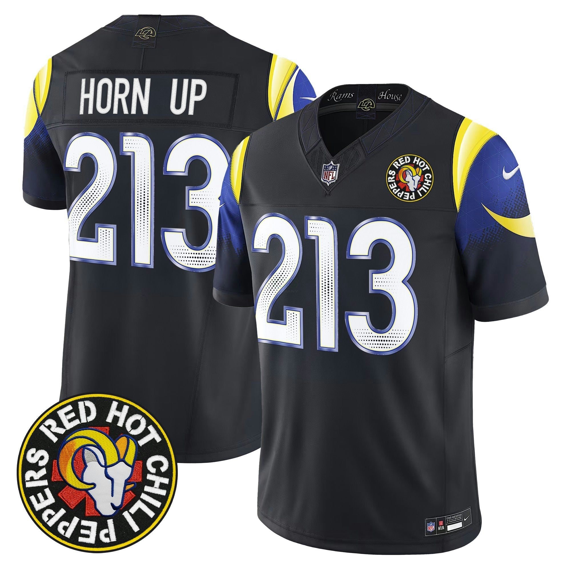 Camisa NFL Vermelha Hot Chili Peppers x Los Angeles Vapor Limited Jersey