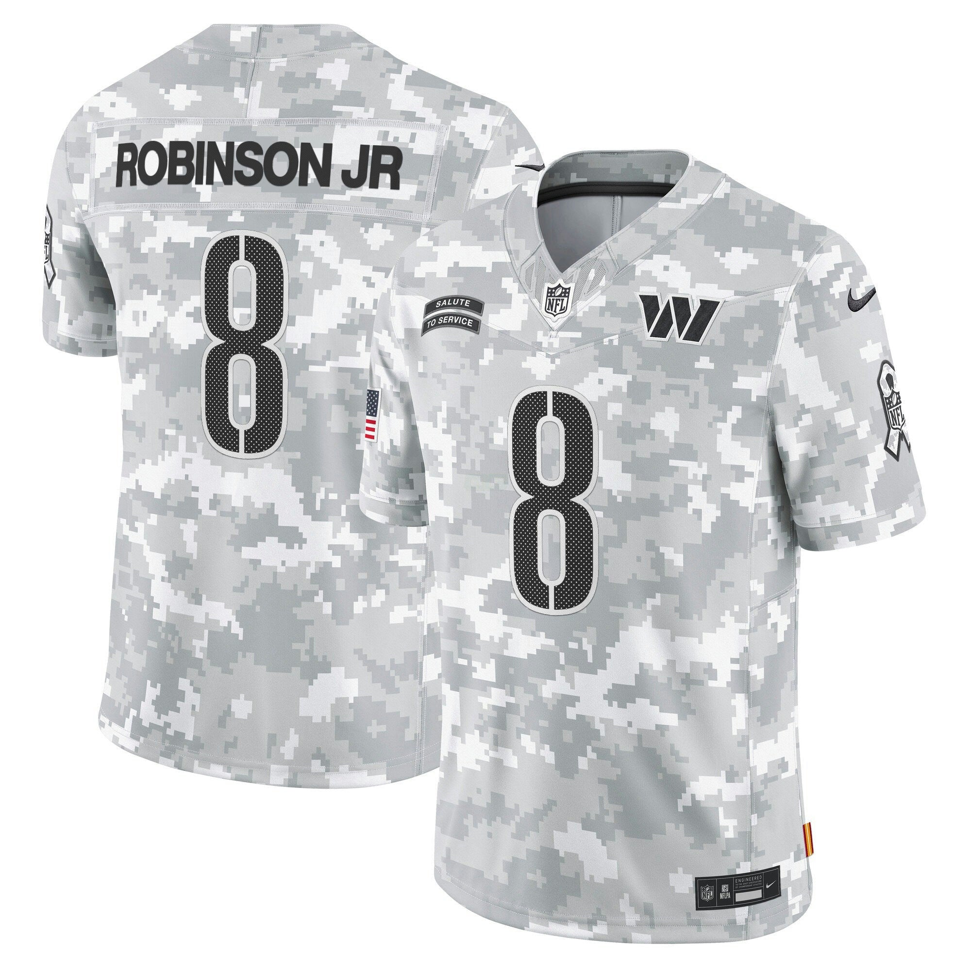 Camisa NFL Washington 2024 Salute to Service Vapor Limited Jersey – Arctic Camo