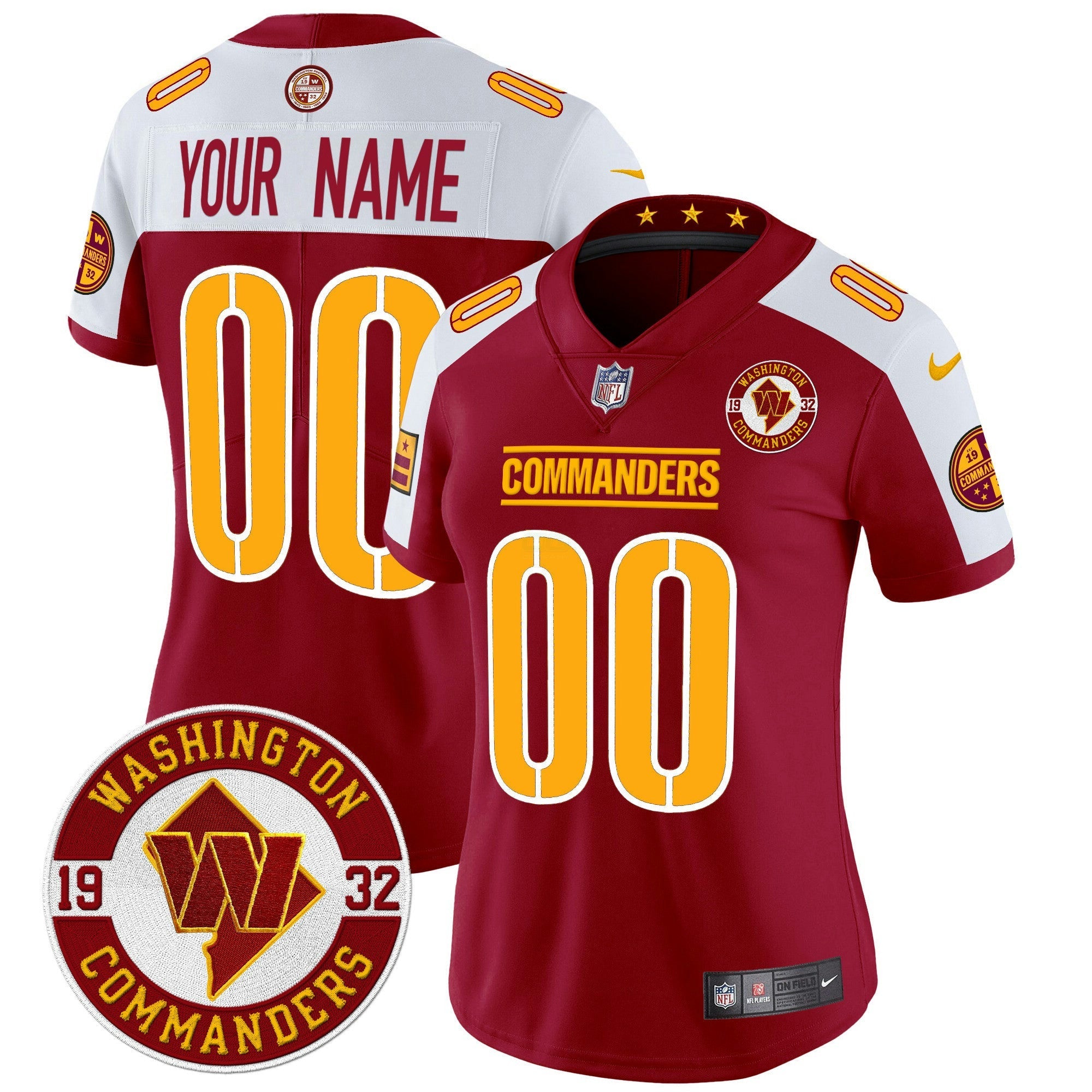 Camisa NFL Washington 2024 Vapor Limited Jersey – Est. 1932 Patch