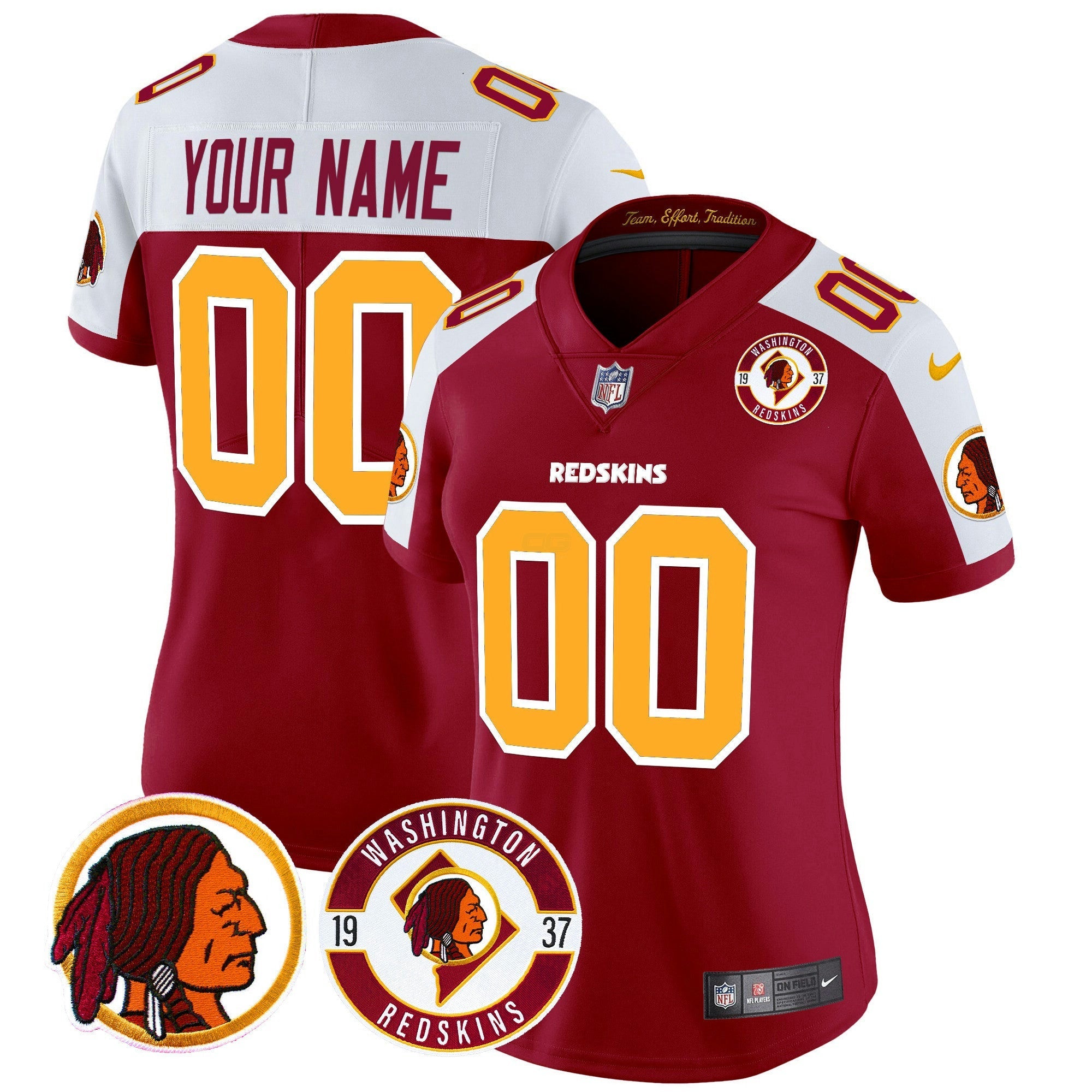 Camisa NFL Washington Redskins 2024 Vapor Limited Jersey – Est. 1937 Patch