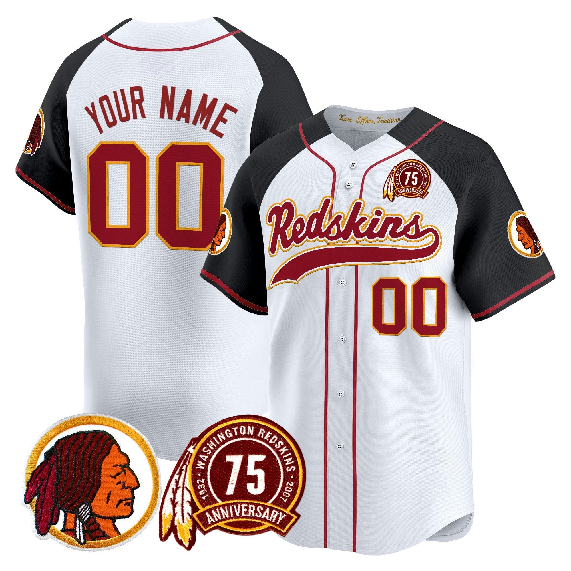 Camisa NFL Washington Redskins Throwback Vapor Jersey