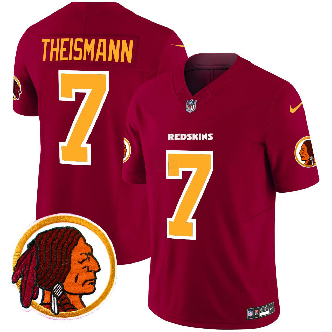 Camisa NFL Washington Redskins Throwback Vapor Limited Jersey
