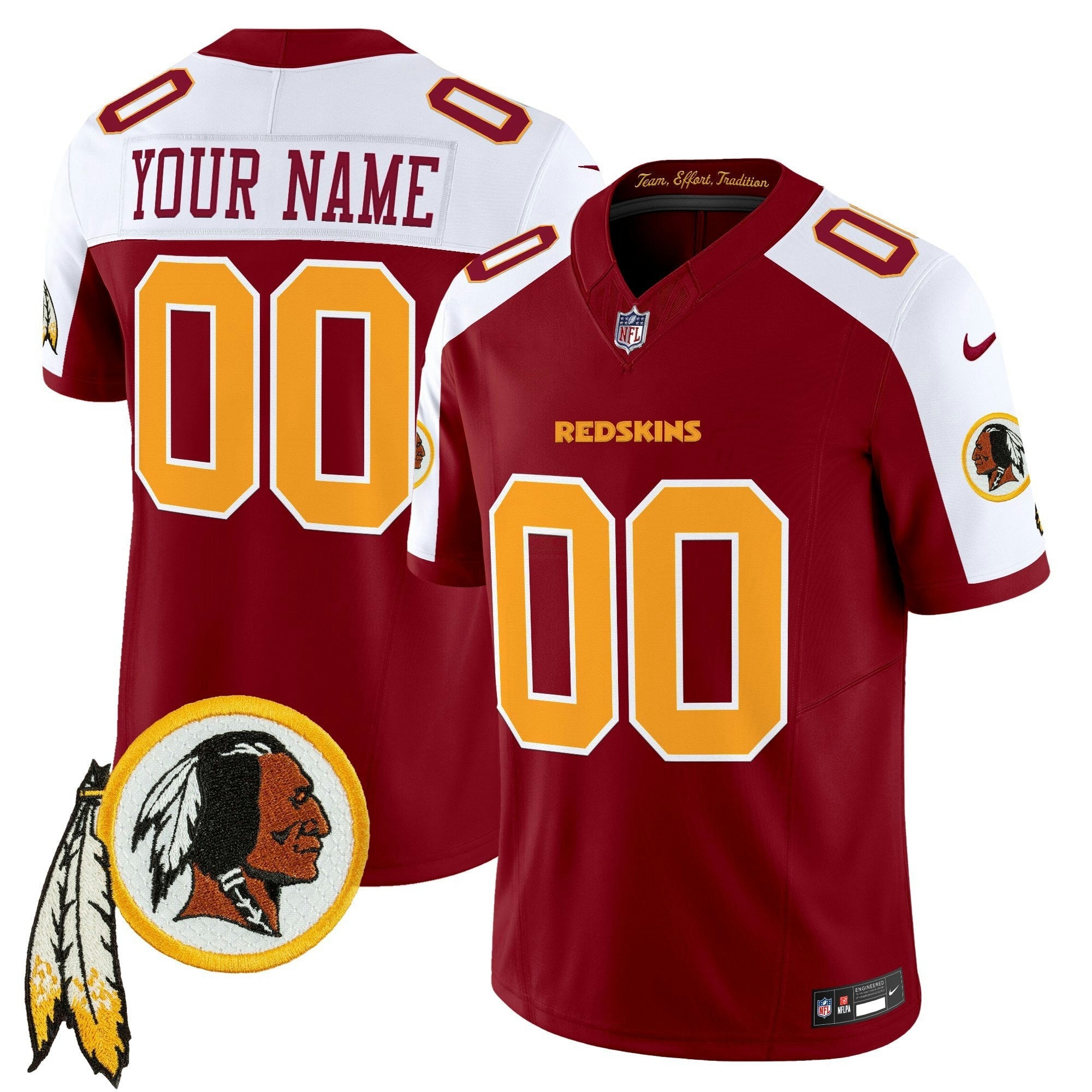 Camisa NFL Washington Redskins Throwback Vapor Limited Jersey V3