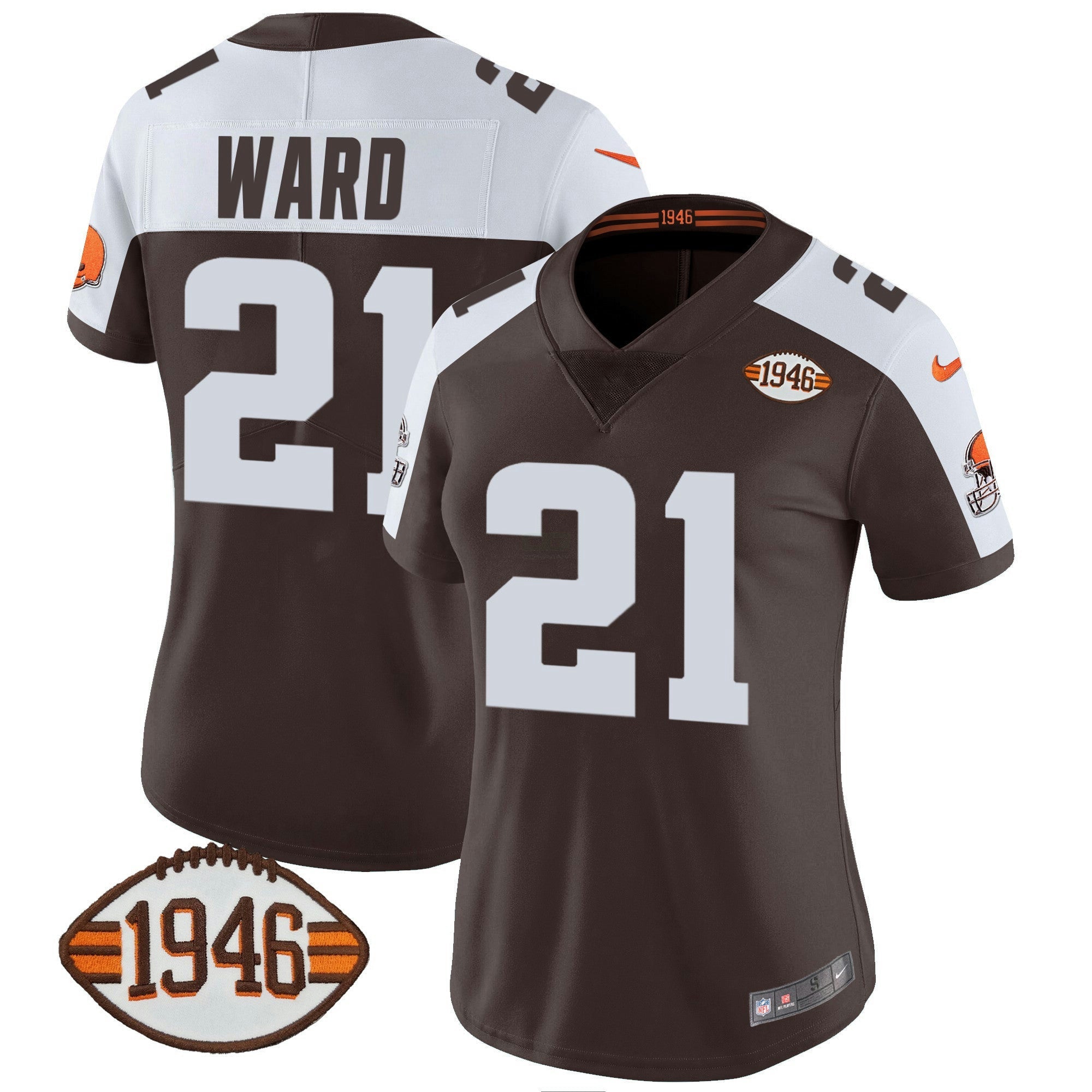 Camisa NFL Women’s 1946 75th Anniversary Patch Jersey