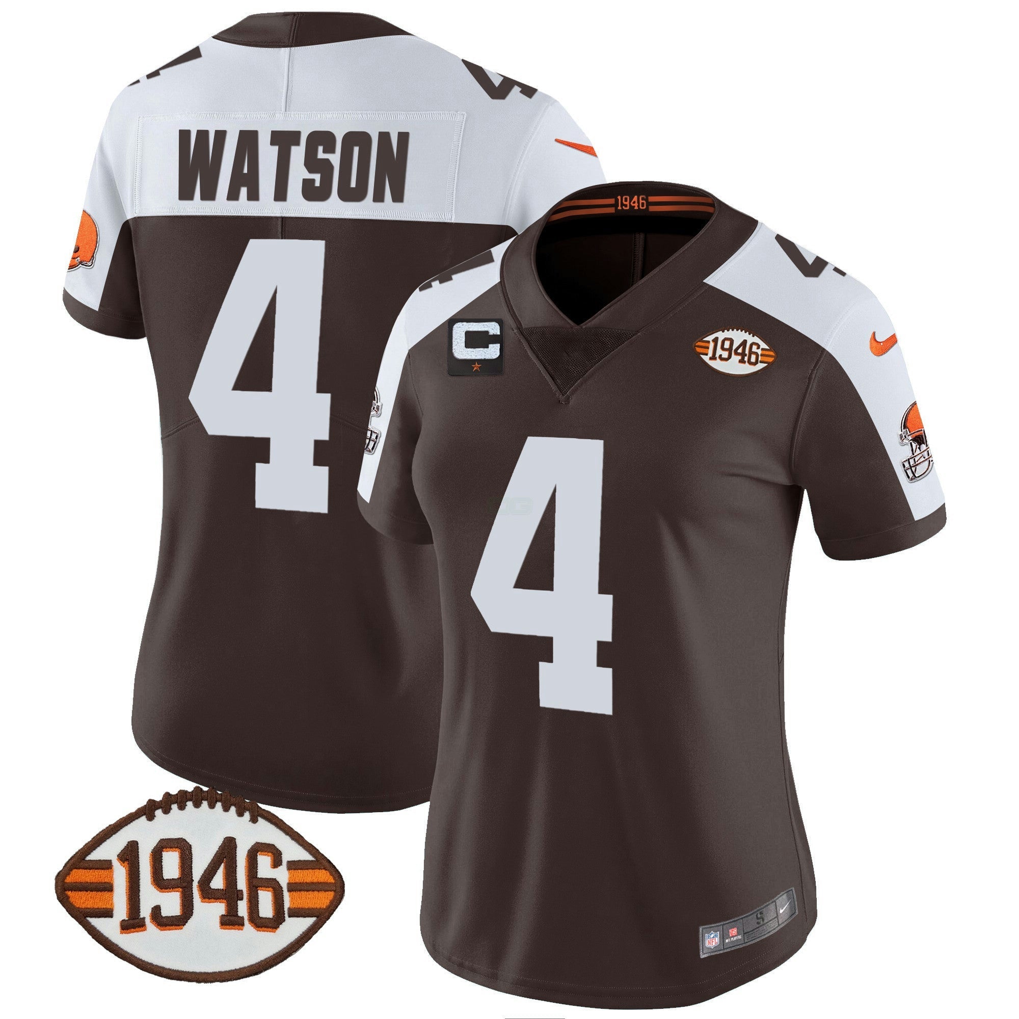Camisa NFL Women’s 1946 75th Anniversary Patch Jersey