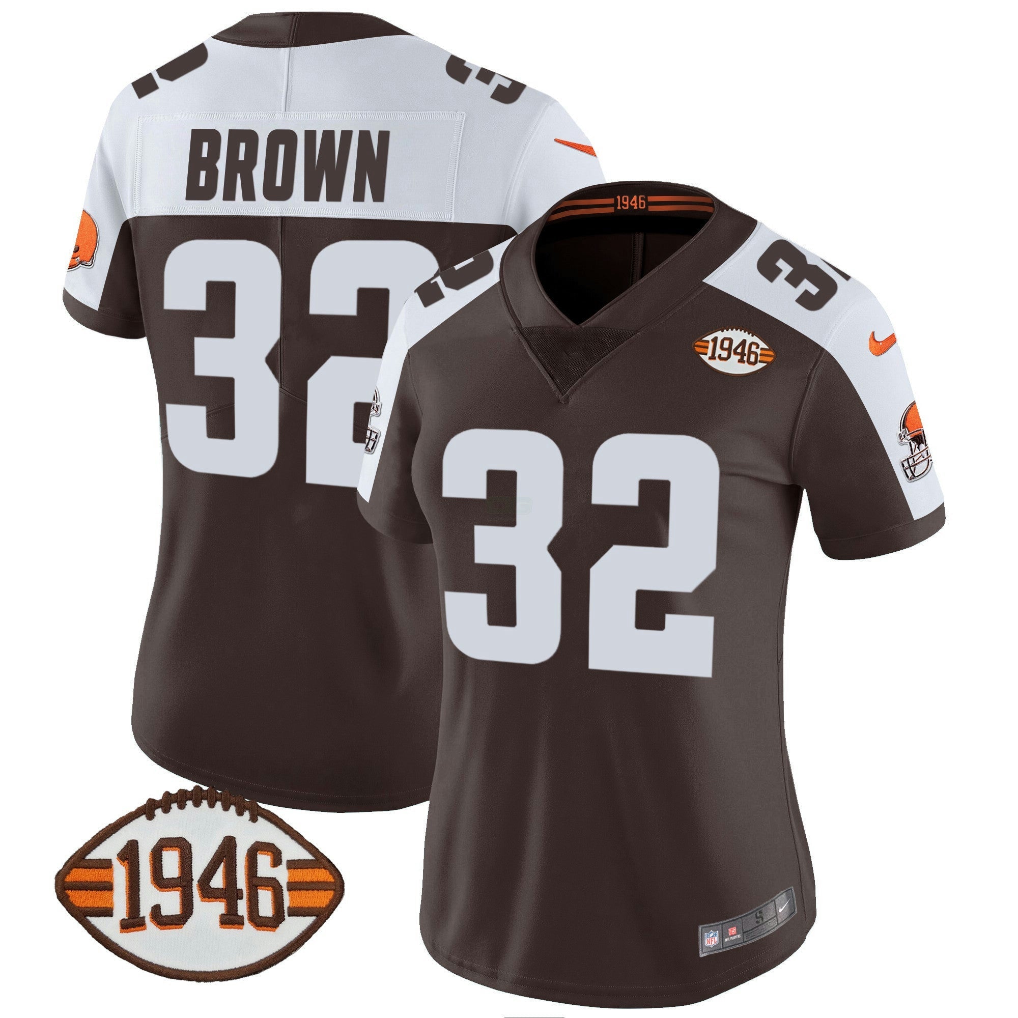 Camisa NFL Women’s 1946 75th Anniversary Patch Jersey