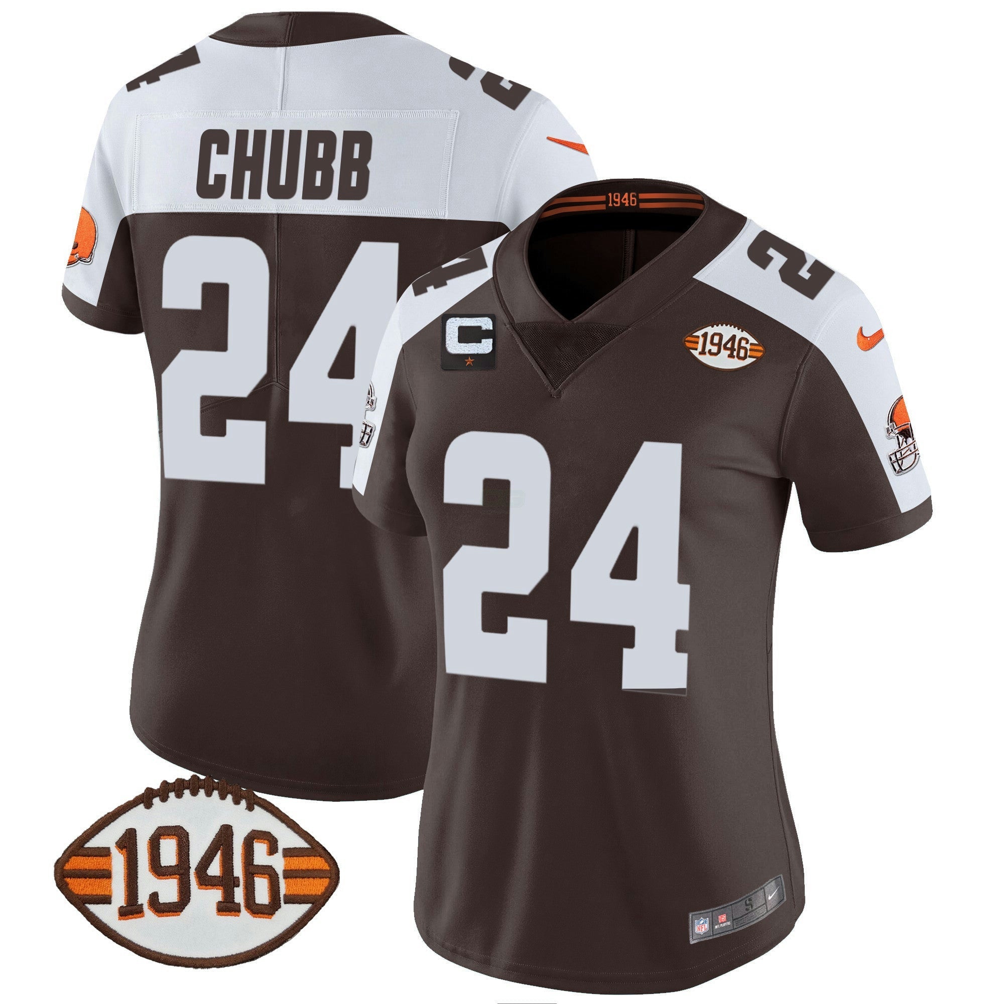 Camisa NFL Women’s 1946 75th Anniversary Patch Jersey