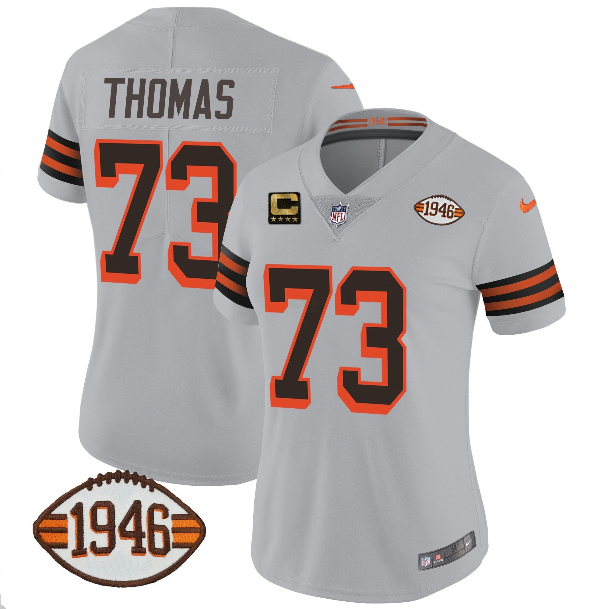 Camisa NFL Women’s 1946 75th Anniversary Patch Jersey