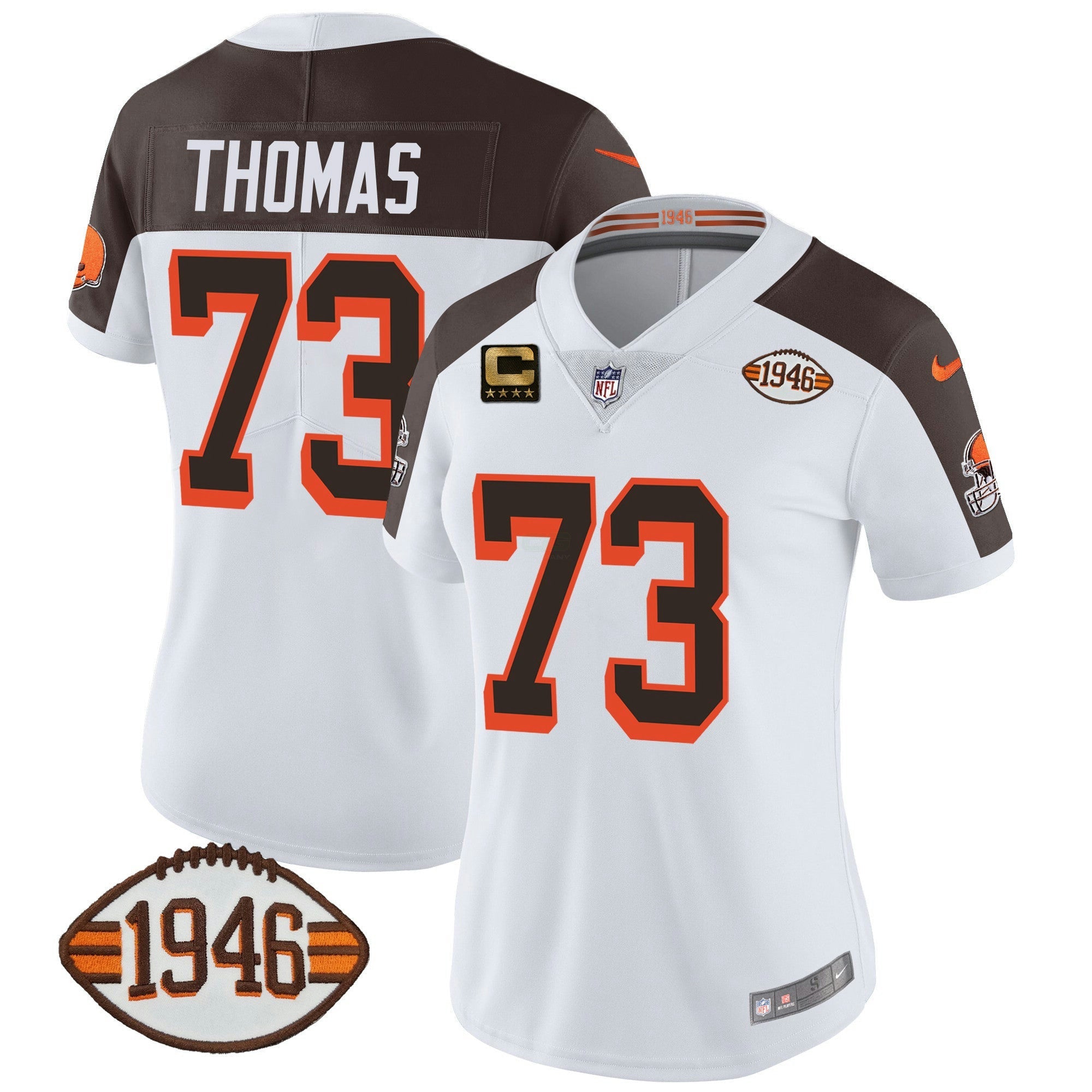 Camisa NFL Women’s 1946 75th Anniversary Patch Jersey