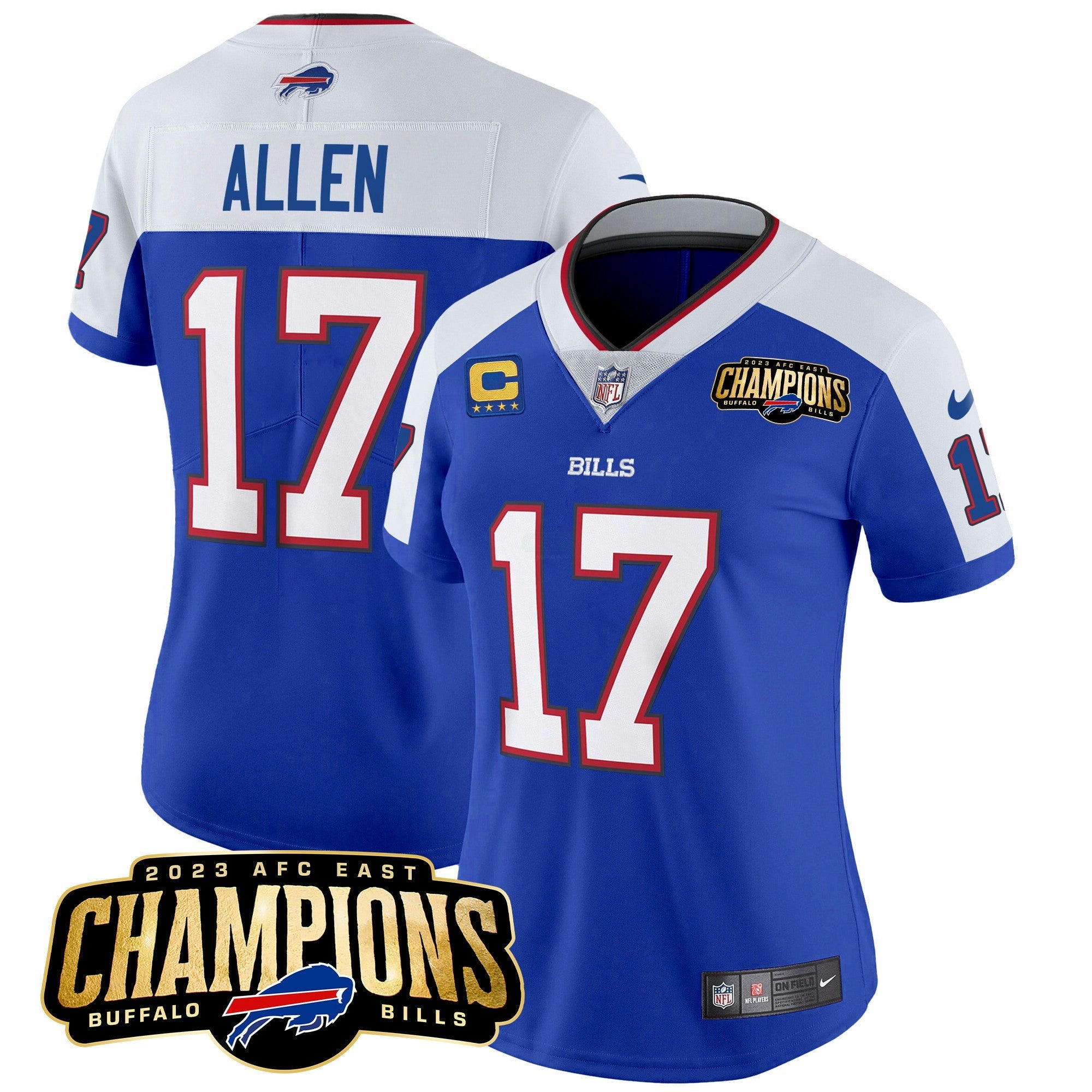 Camisa NFL Women’s 2023 AFC East Champions Patch Vapor Jersey